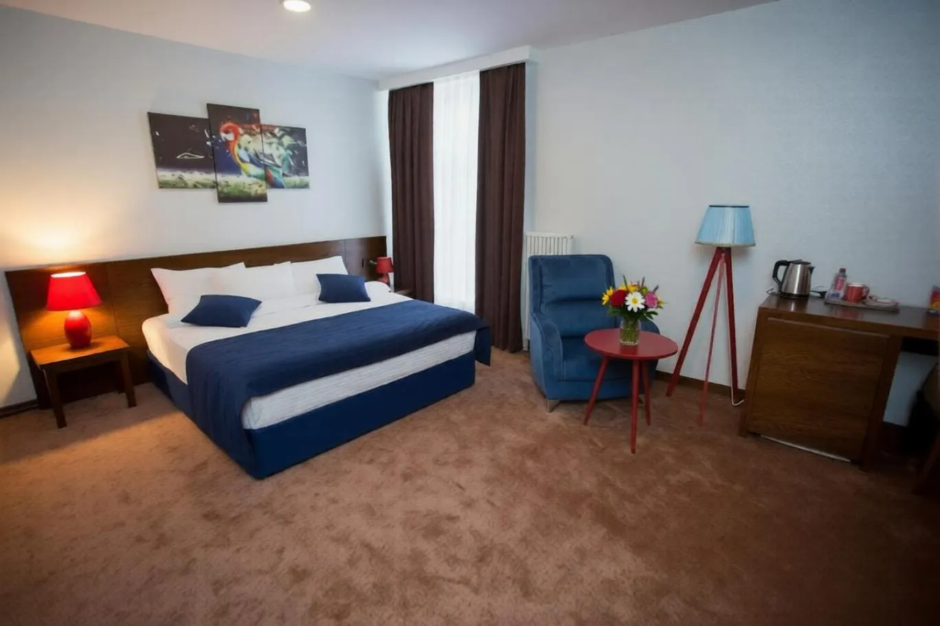 Bed in Da Vinci Boutique Hotel