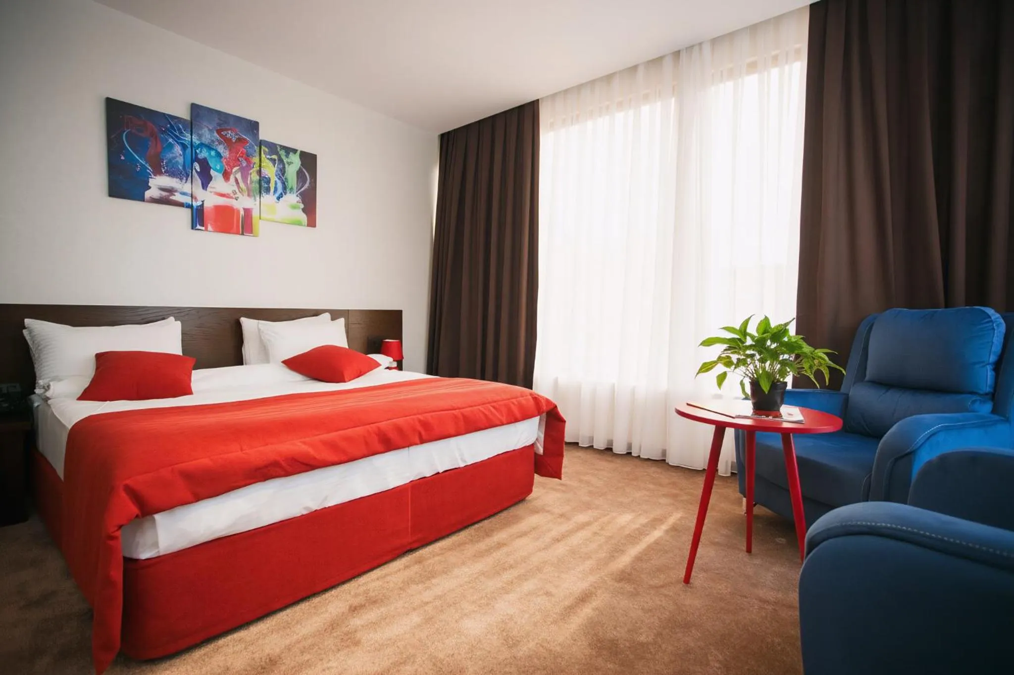 Bed in Da Vinci Boutique Hotel