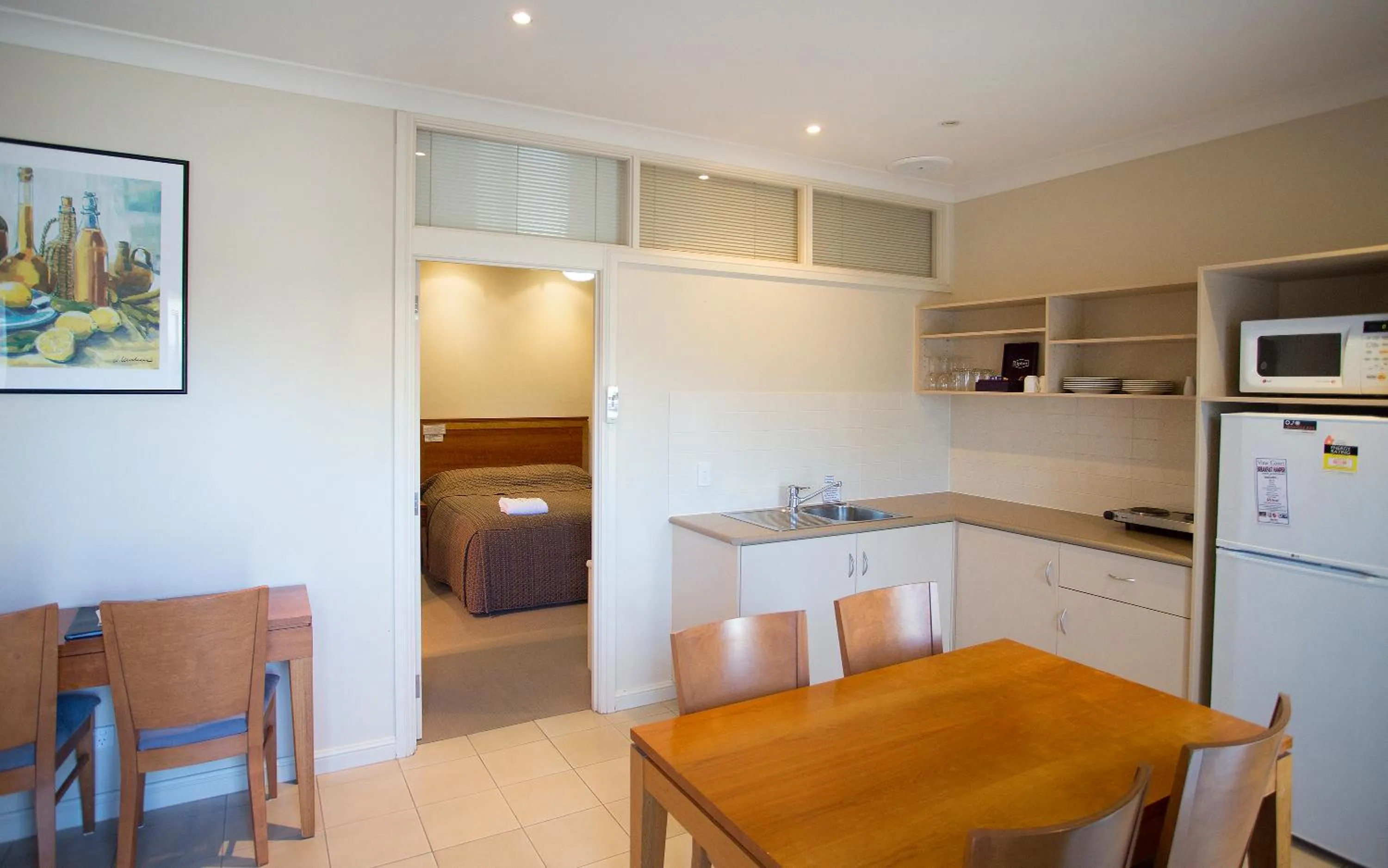 Kitchen or kitchenette in Vine Inn Barossa