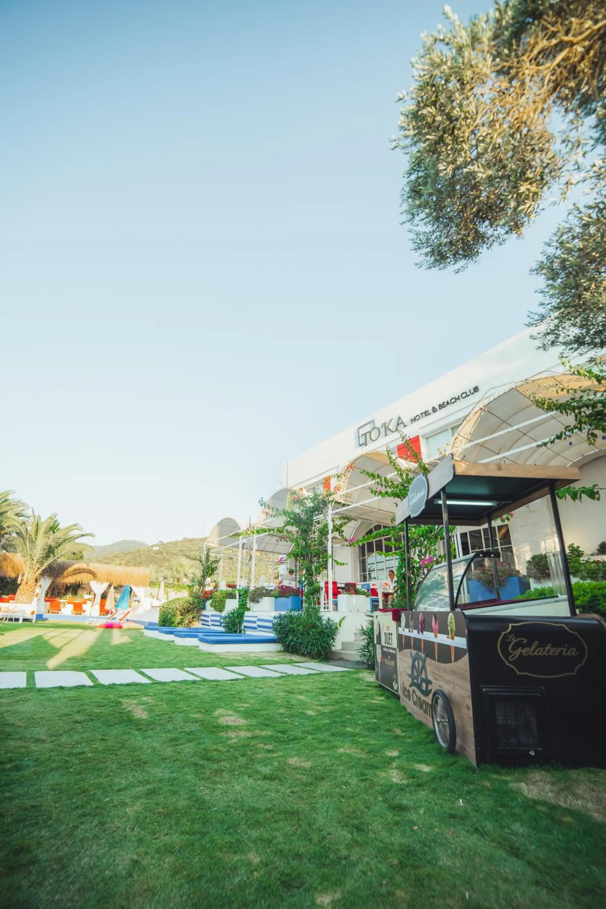 Restaurant/places to eat, Property Building in Toka Bodrum Hotel & Beach Club