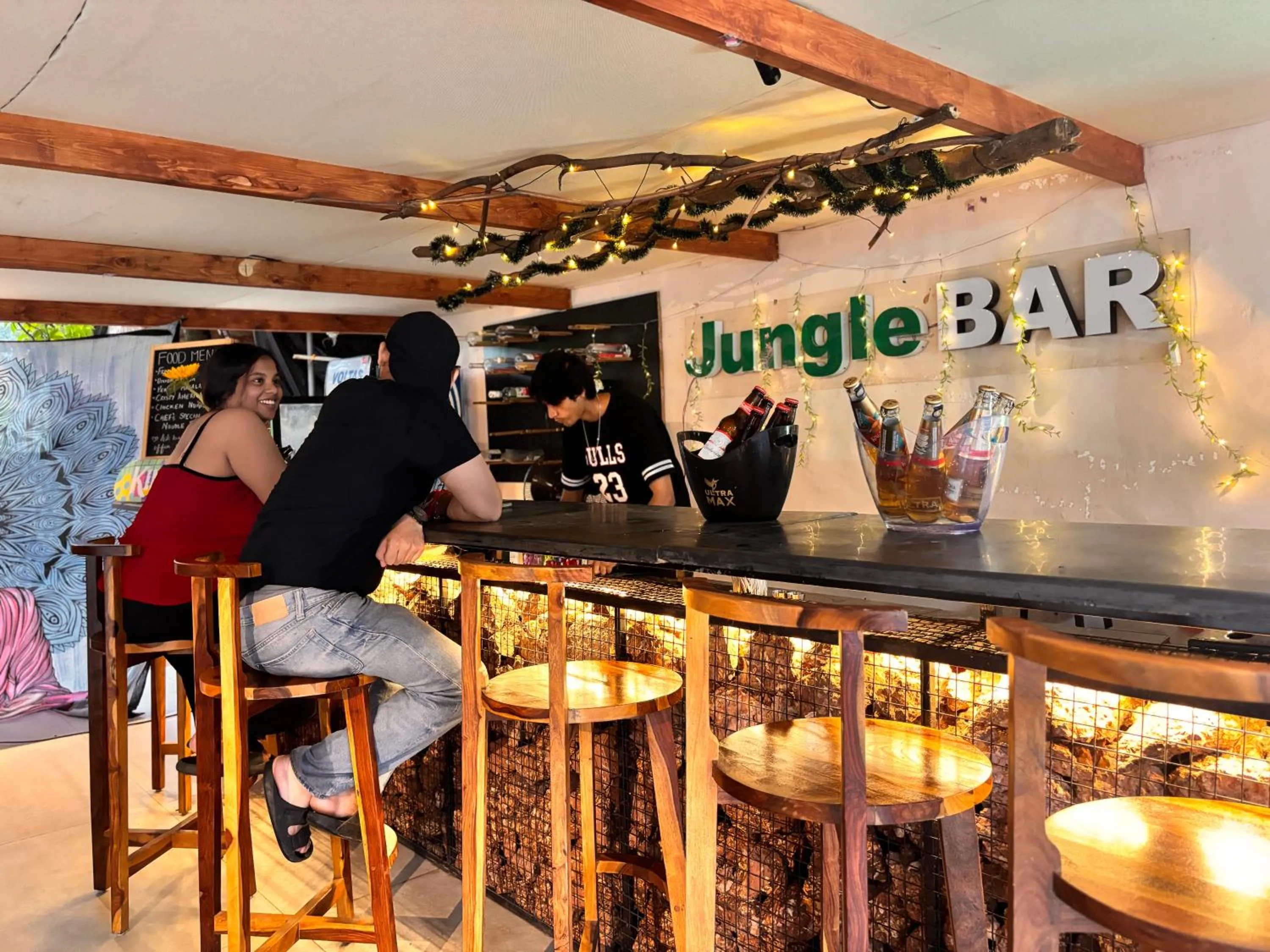 Lounge or bar in Jungle by sturmfrei Vagator - Pool Wing
