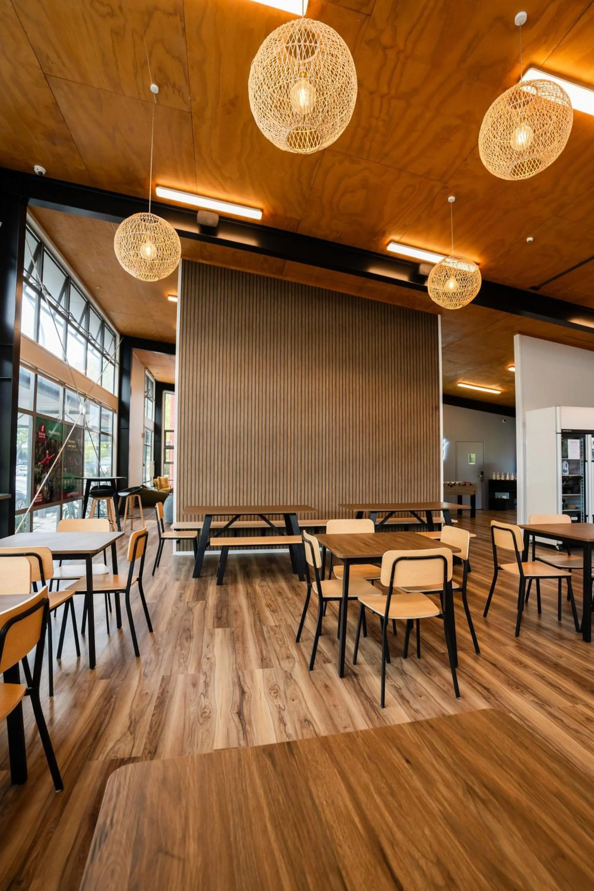 Seating area in Haka House Rotorua