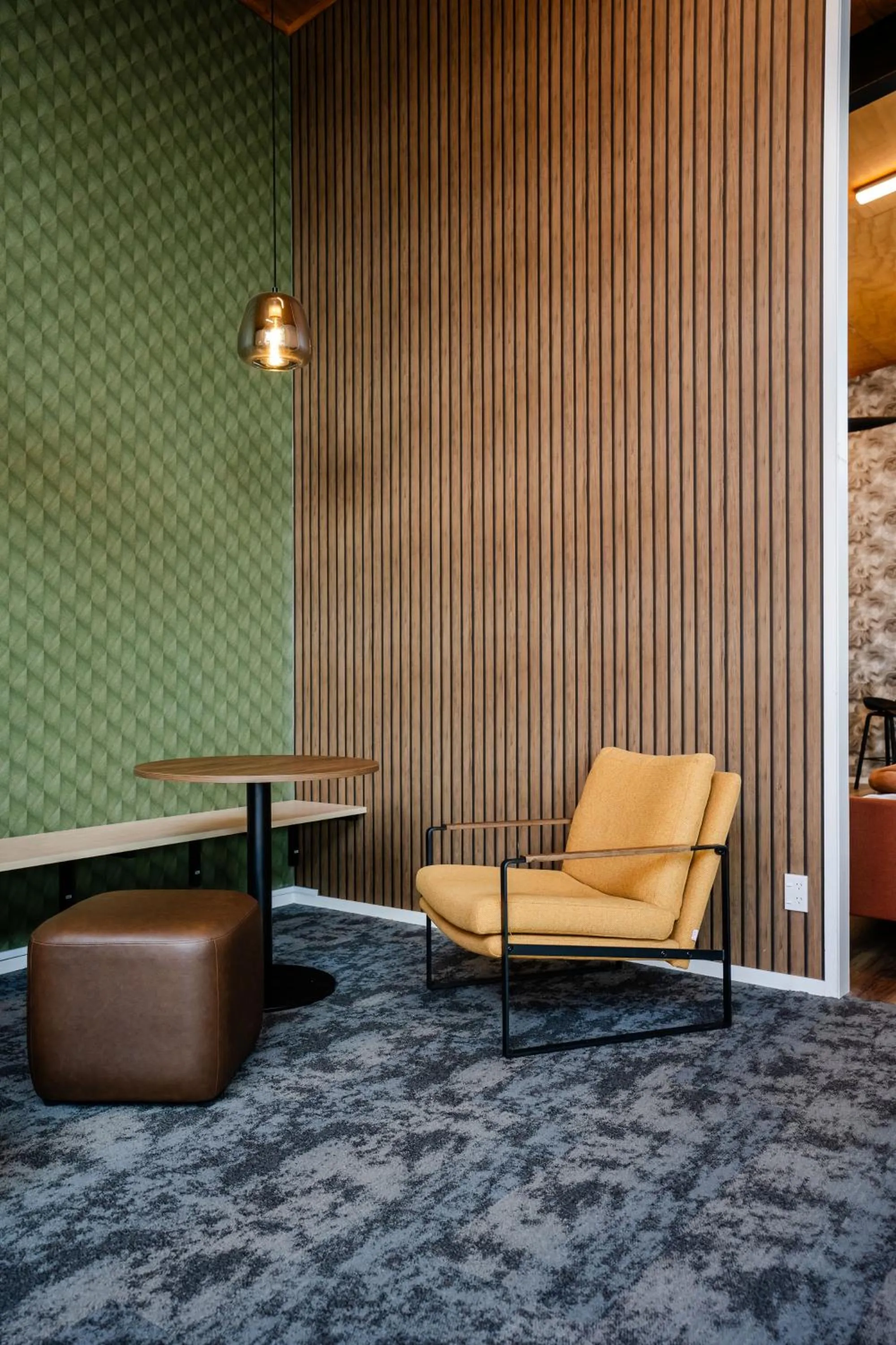 Seating area in Haka House Rotorua