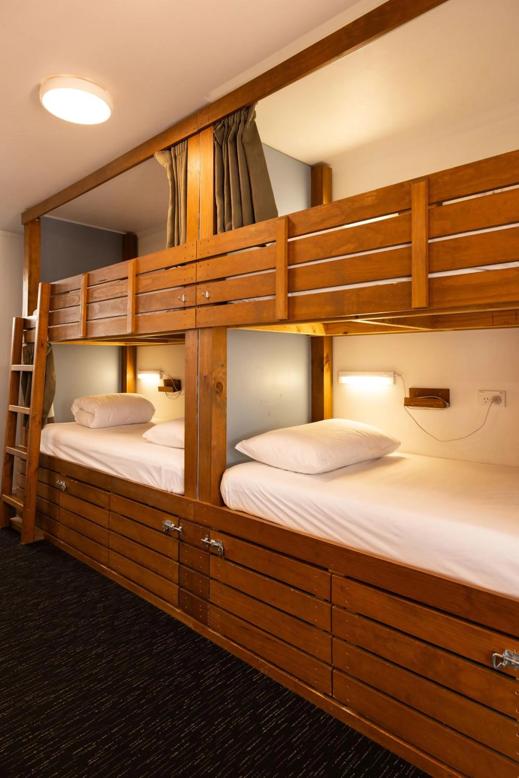 Bed in Haka House Taupo