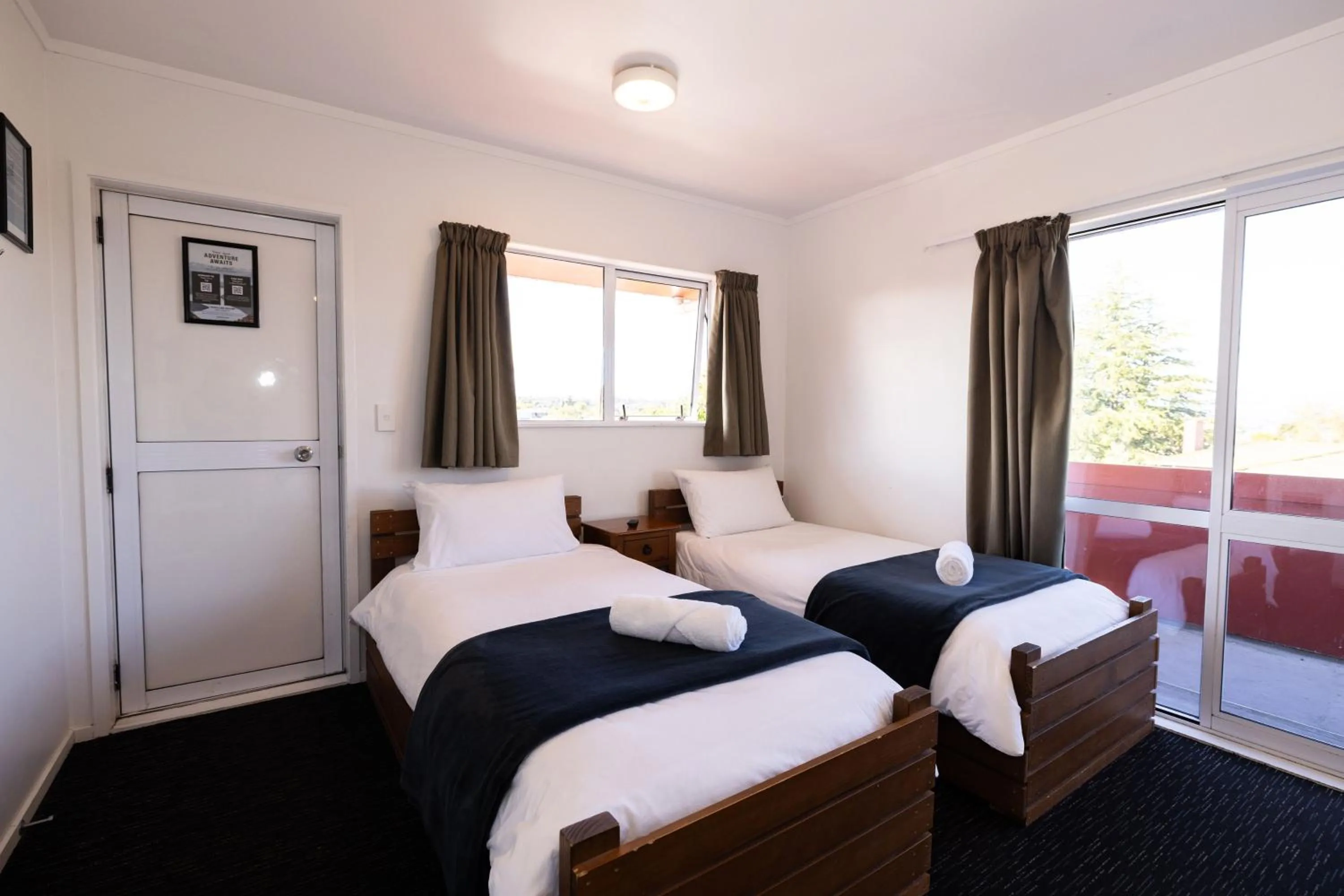 Bed in Haka House Taupo