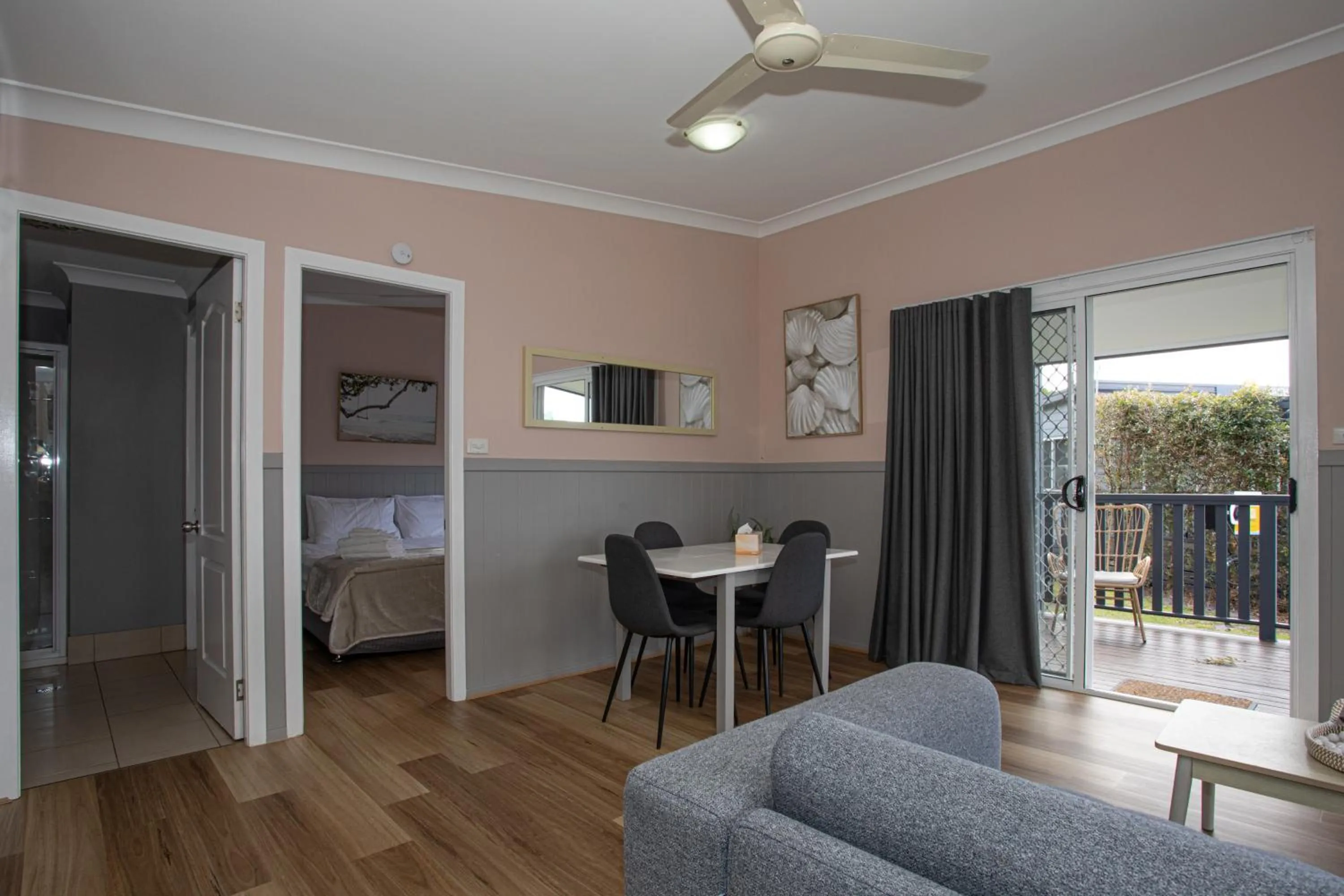 Dining area in South Coast Retreat