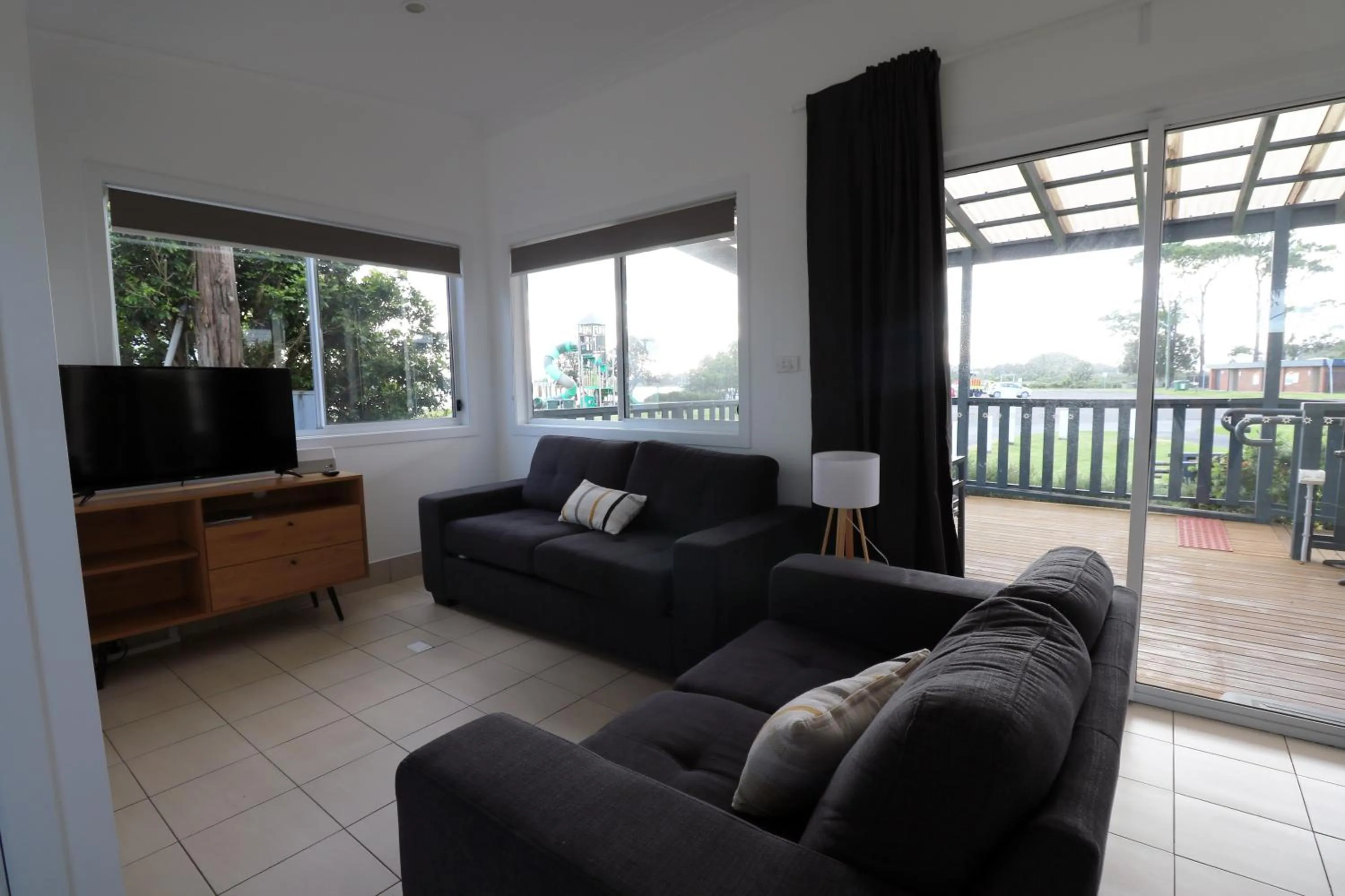 Living room in South Coast Retreat