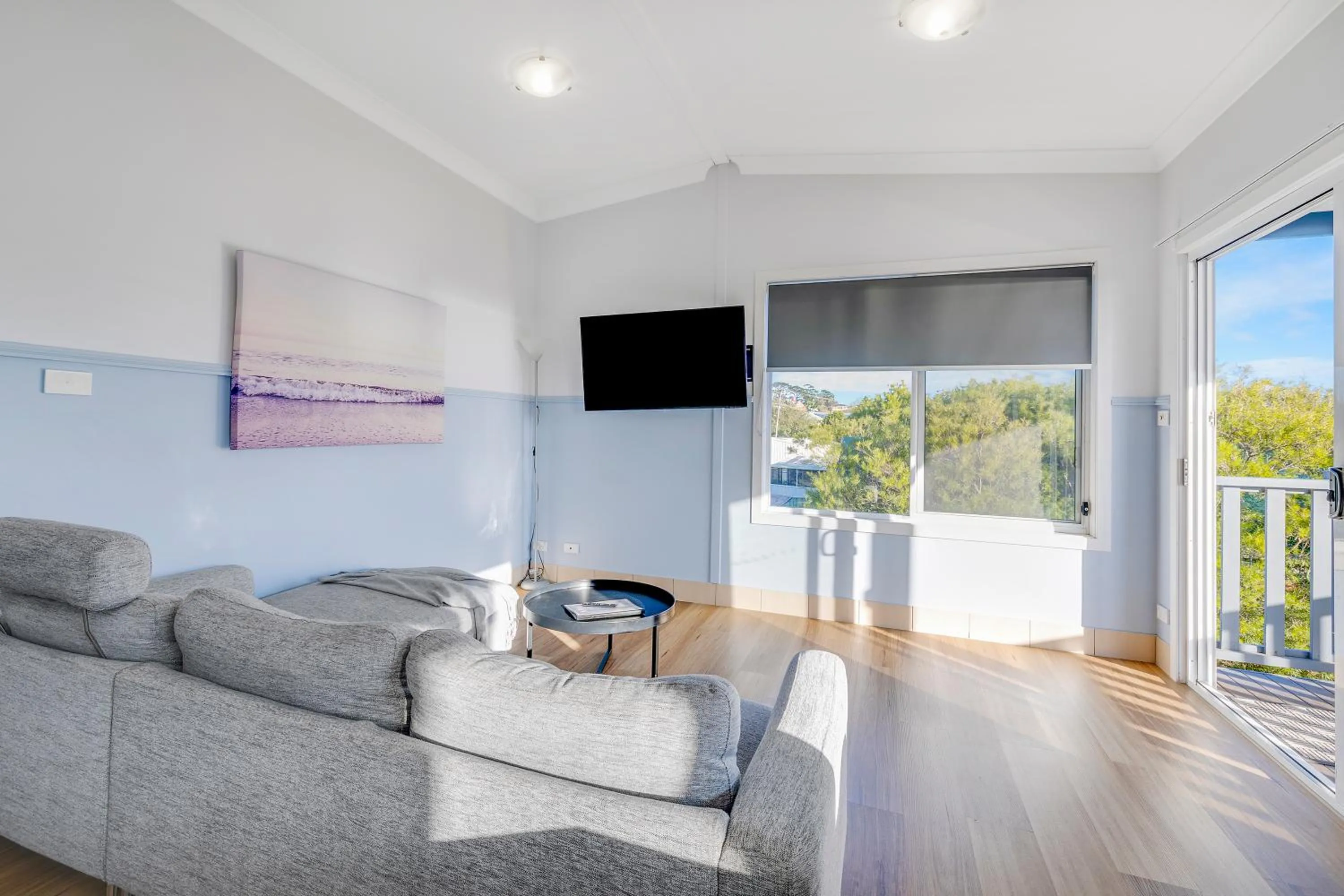Living room in South Coast Retreat