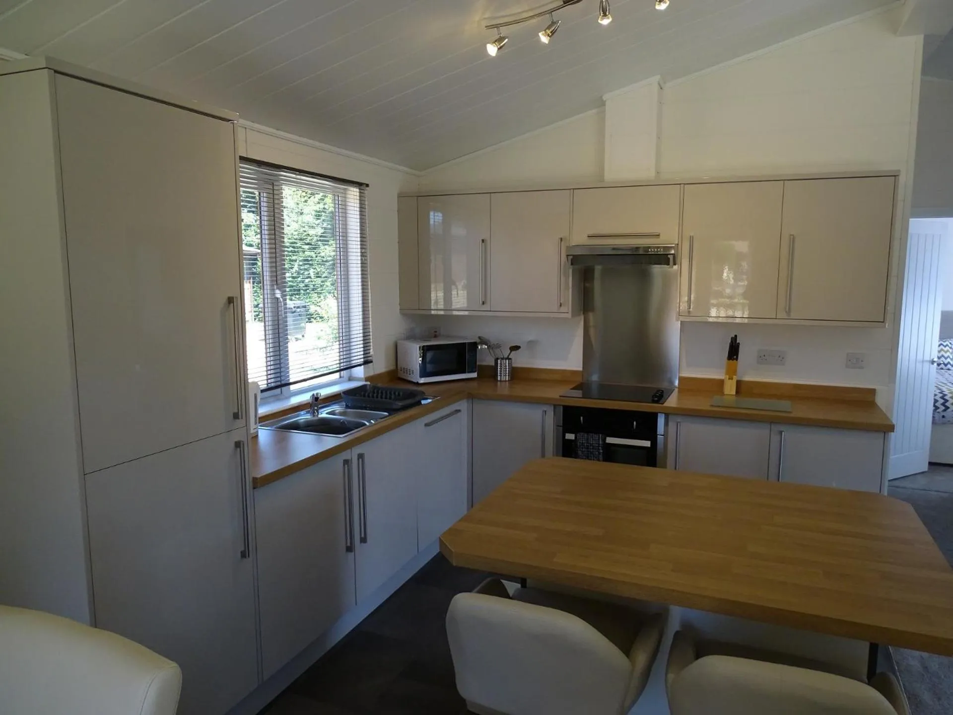 Kitchen or kitchenette in King's Lynn Caravan & Camping Park