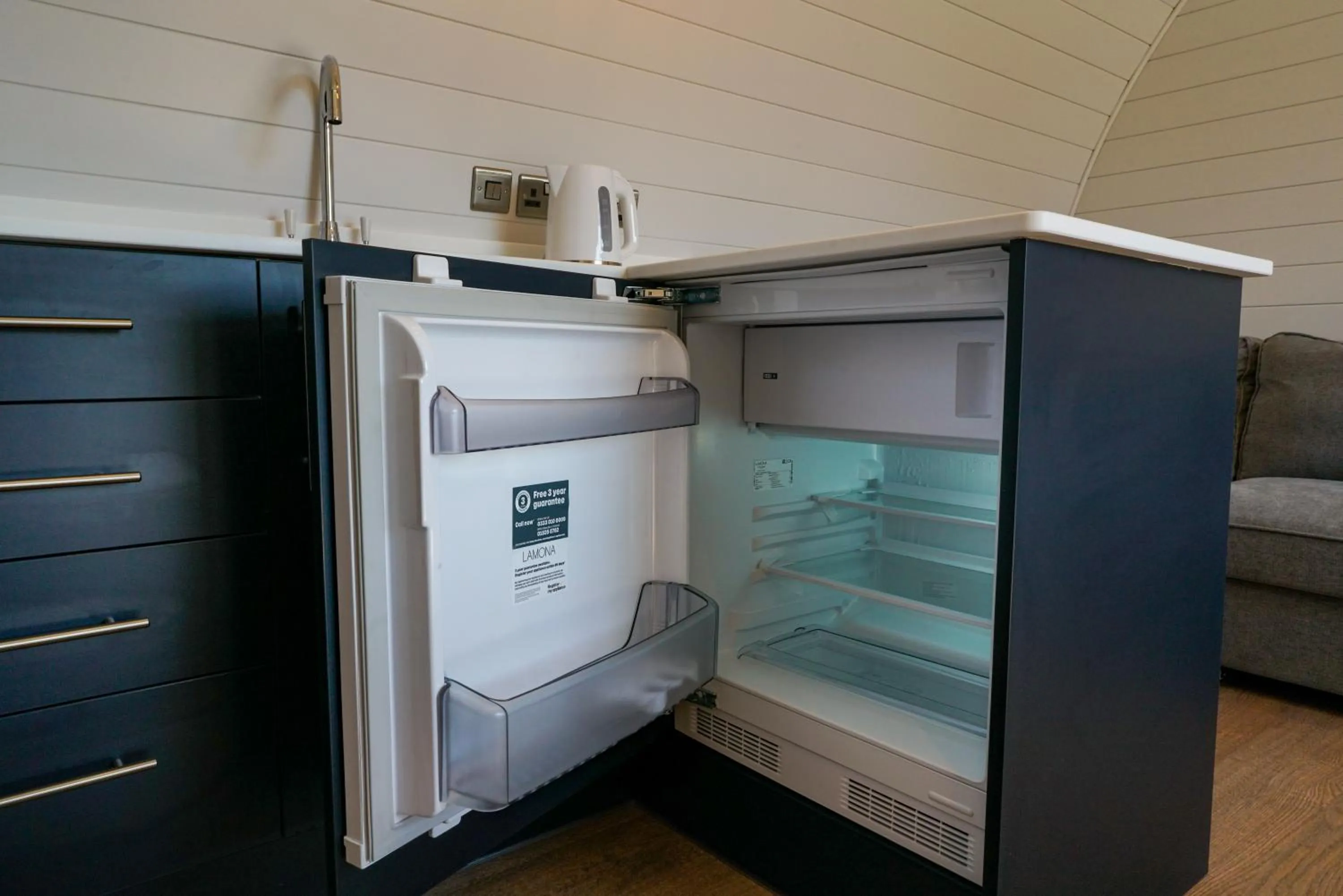 kitchen in King's Lynn Caravan & Camping Park