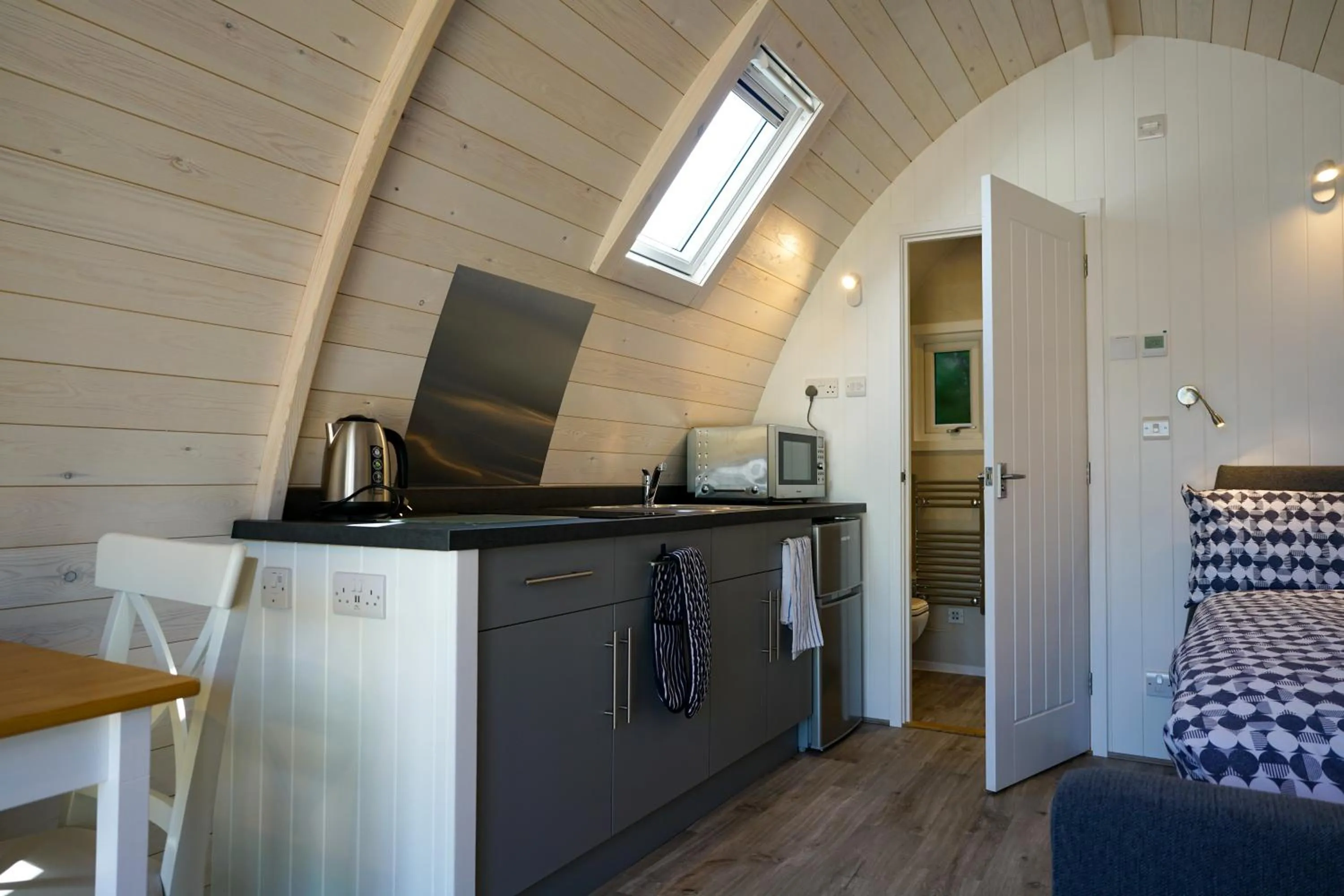 Kitchen or kitchenette in King's Lynn Caravan & Camping Park