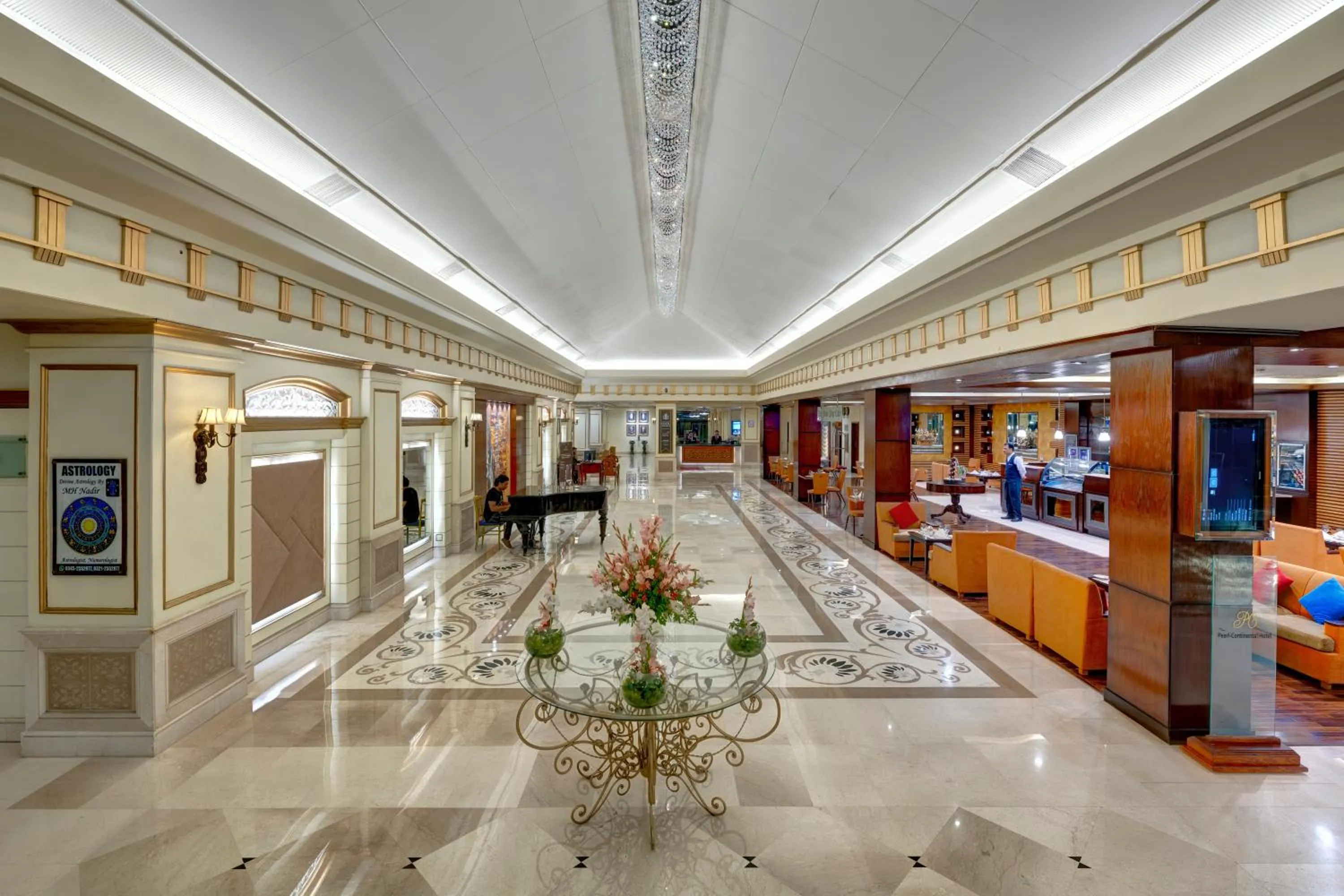 Seating area in Pearl Continental Hotel, Rawalpindi