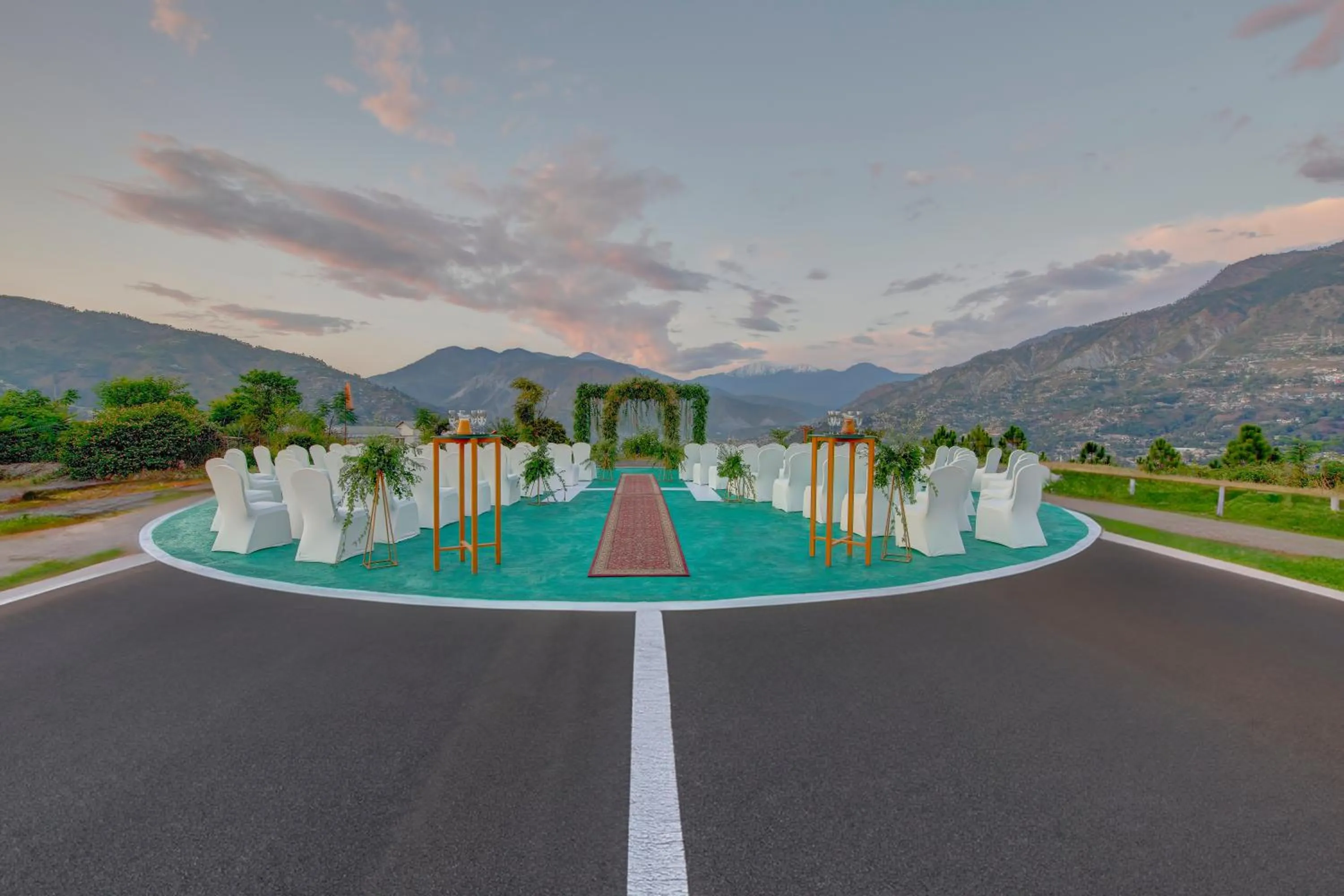 Natural landscape in Pearl Continental Hotel, Muzaffarabad