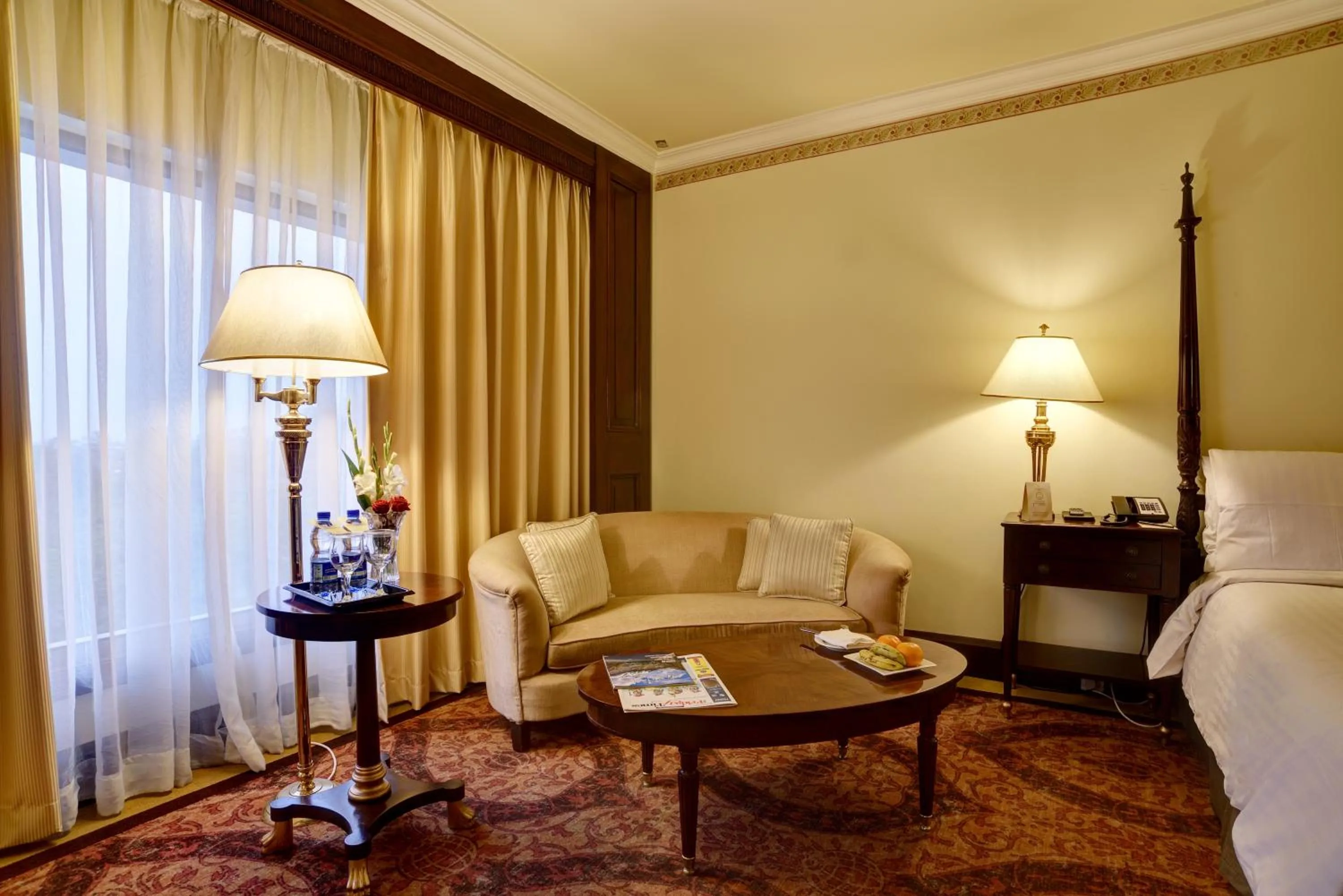 Seating area in Pearl Continental Hotel, Lahore