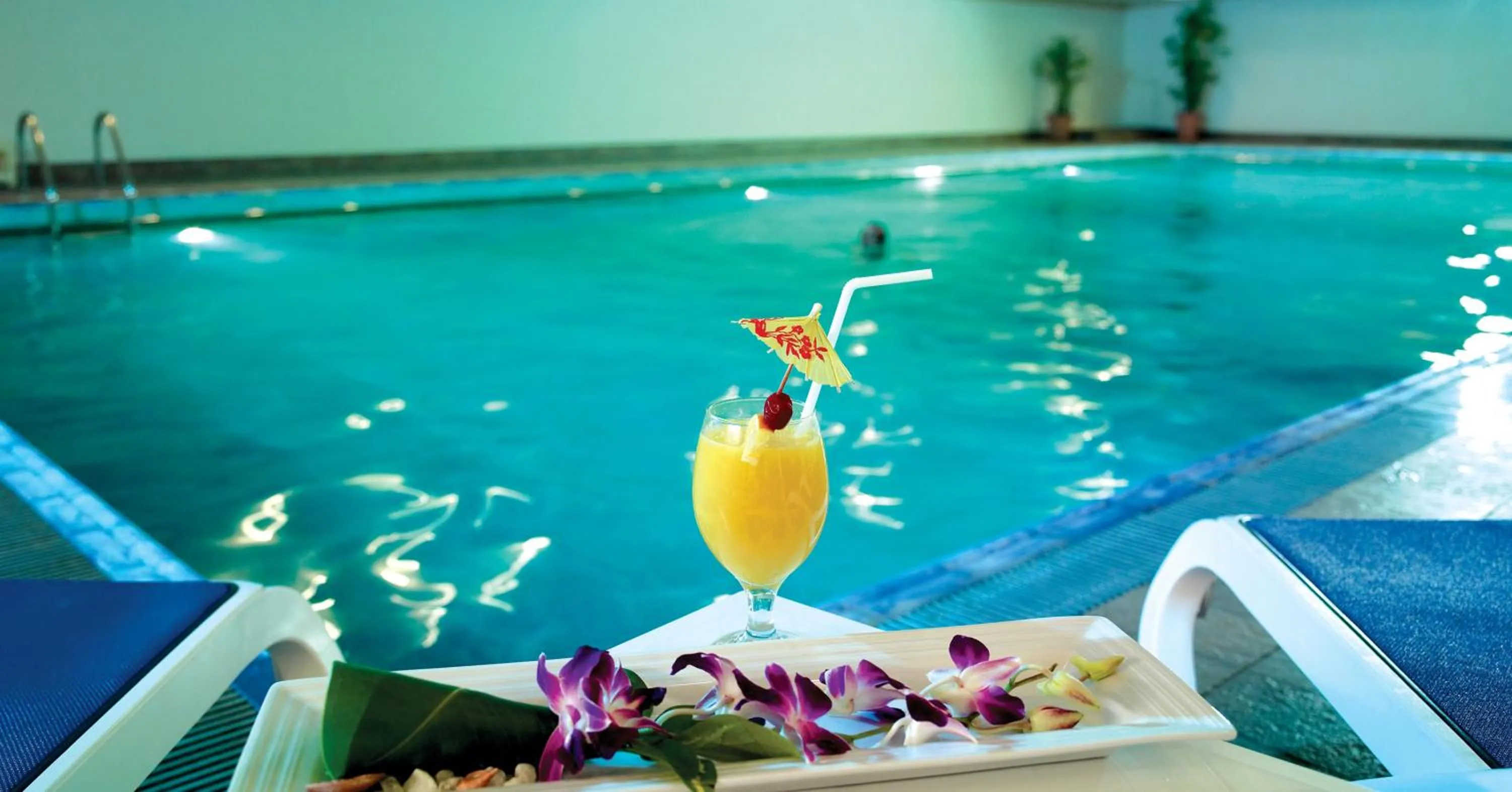 Swimming pool in Pearl Continental Hotel, Karachi