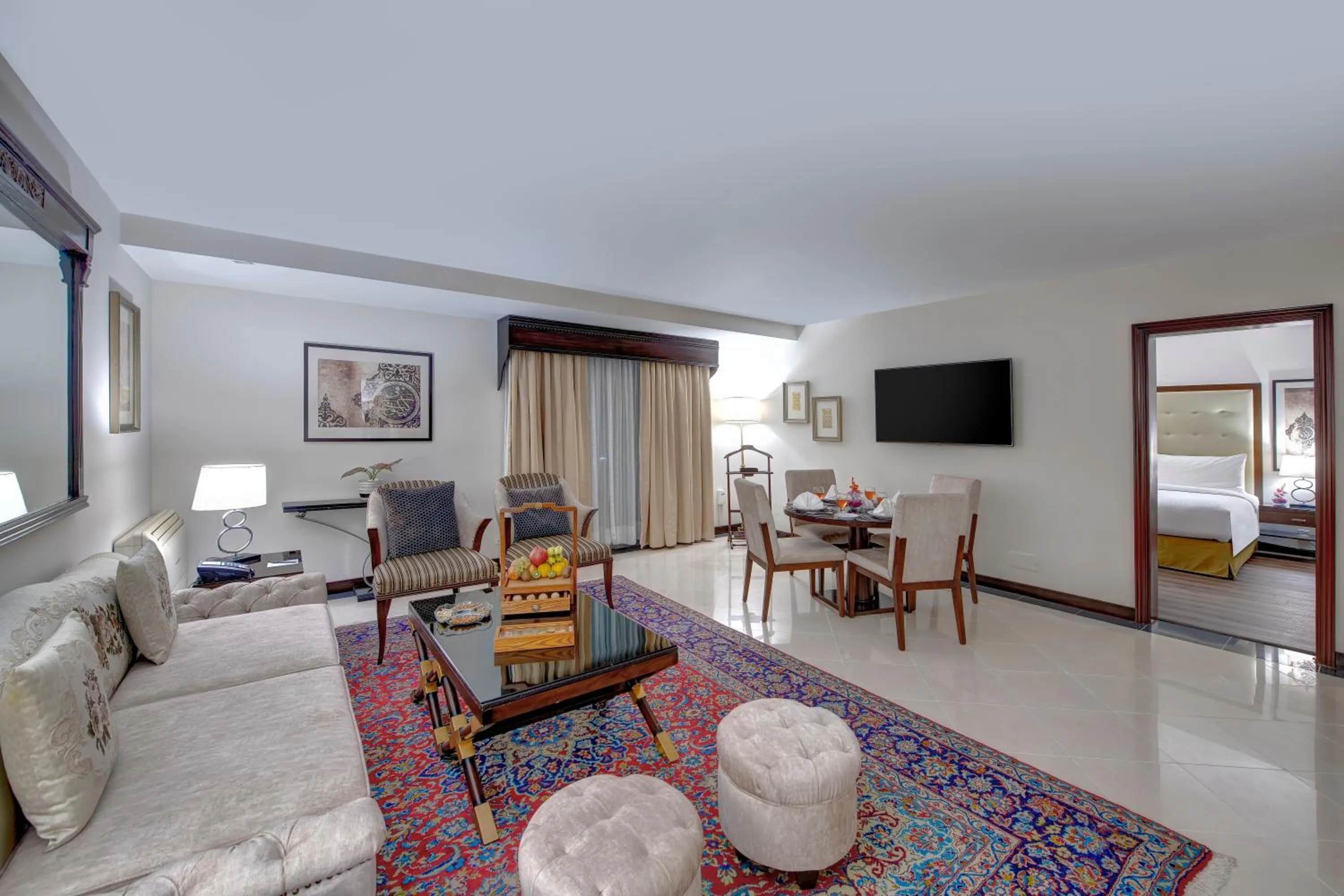 Seating area in Pearl Continental Hotel, Karachi