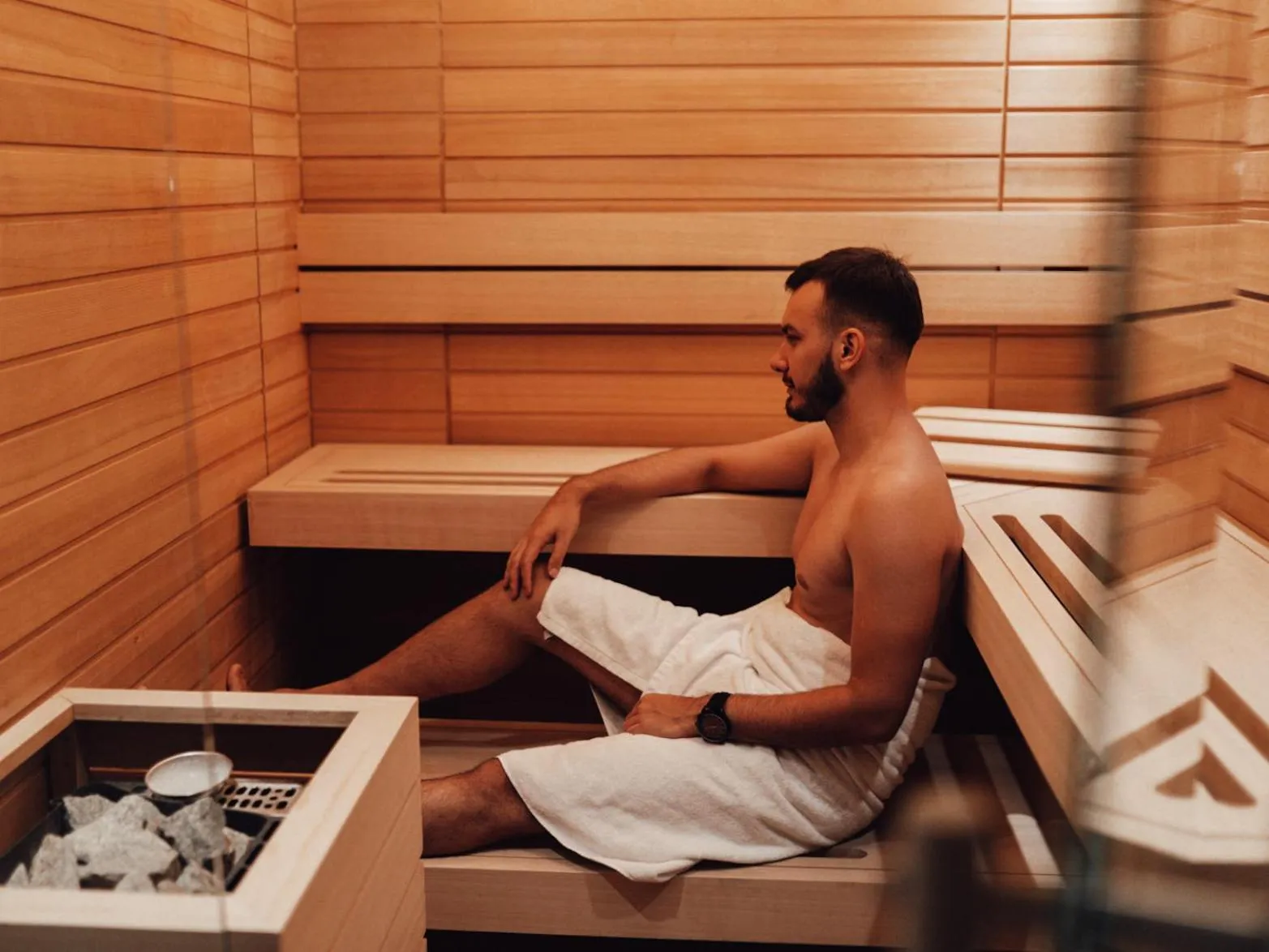 Sauna in Hotel Fagus by Aycon