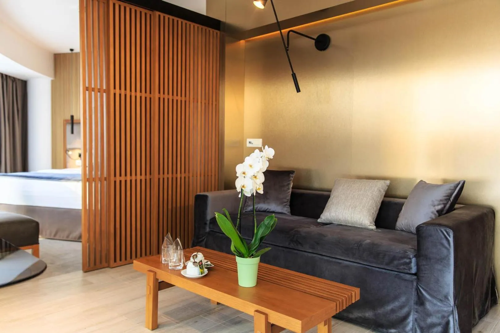 Living room in Hotel Fagus by Aycon