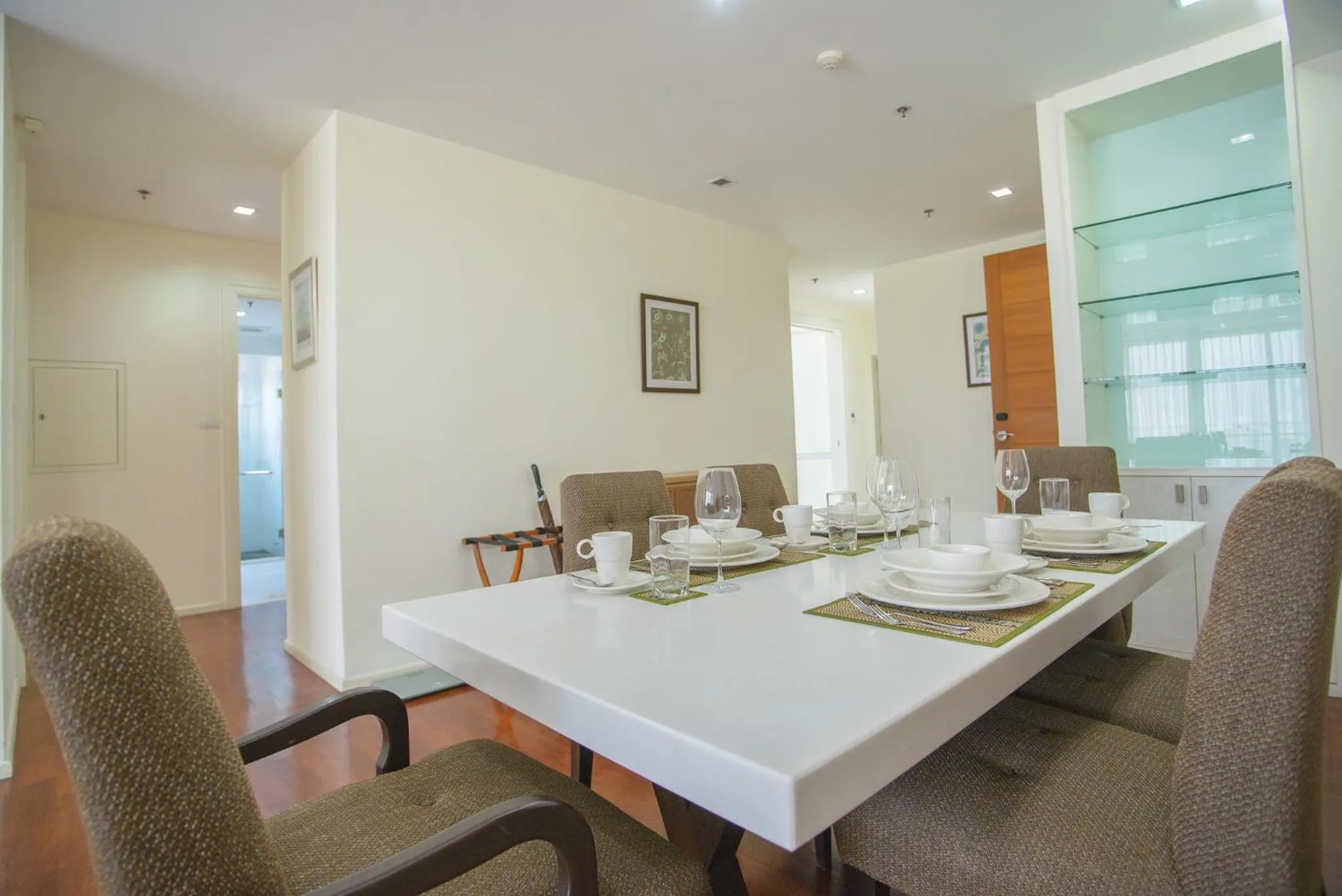Dining area in GM Serviced Apartment