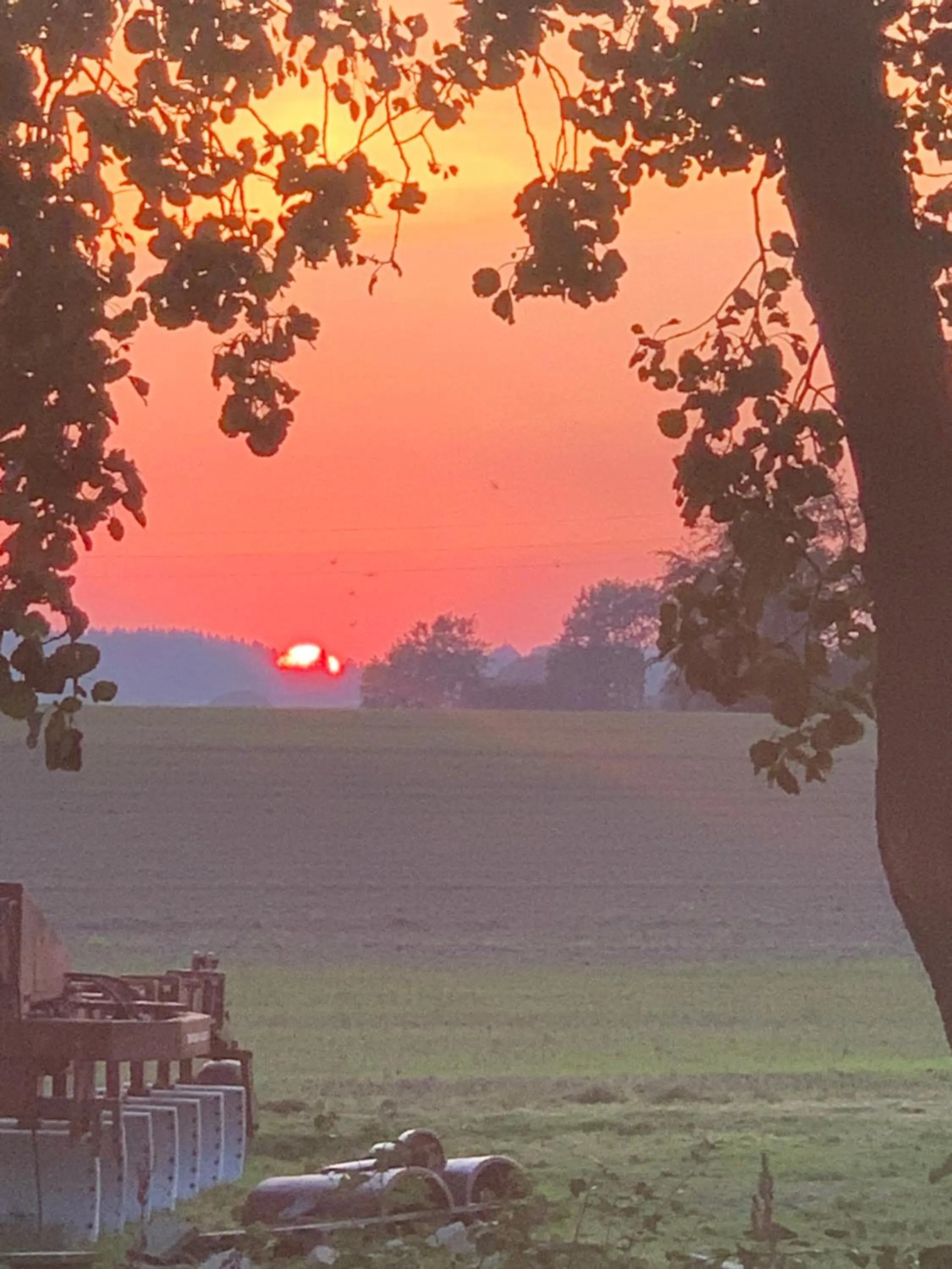 Sunset in Bremsmaj Farm Holiday