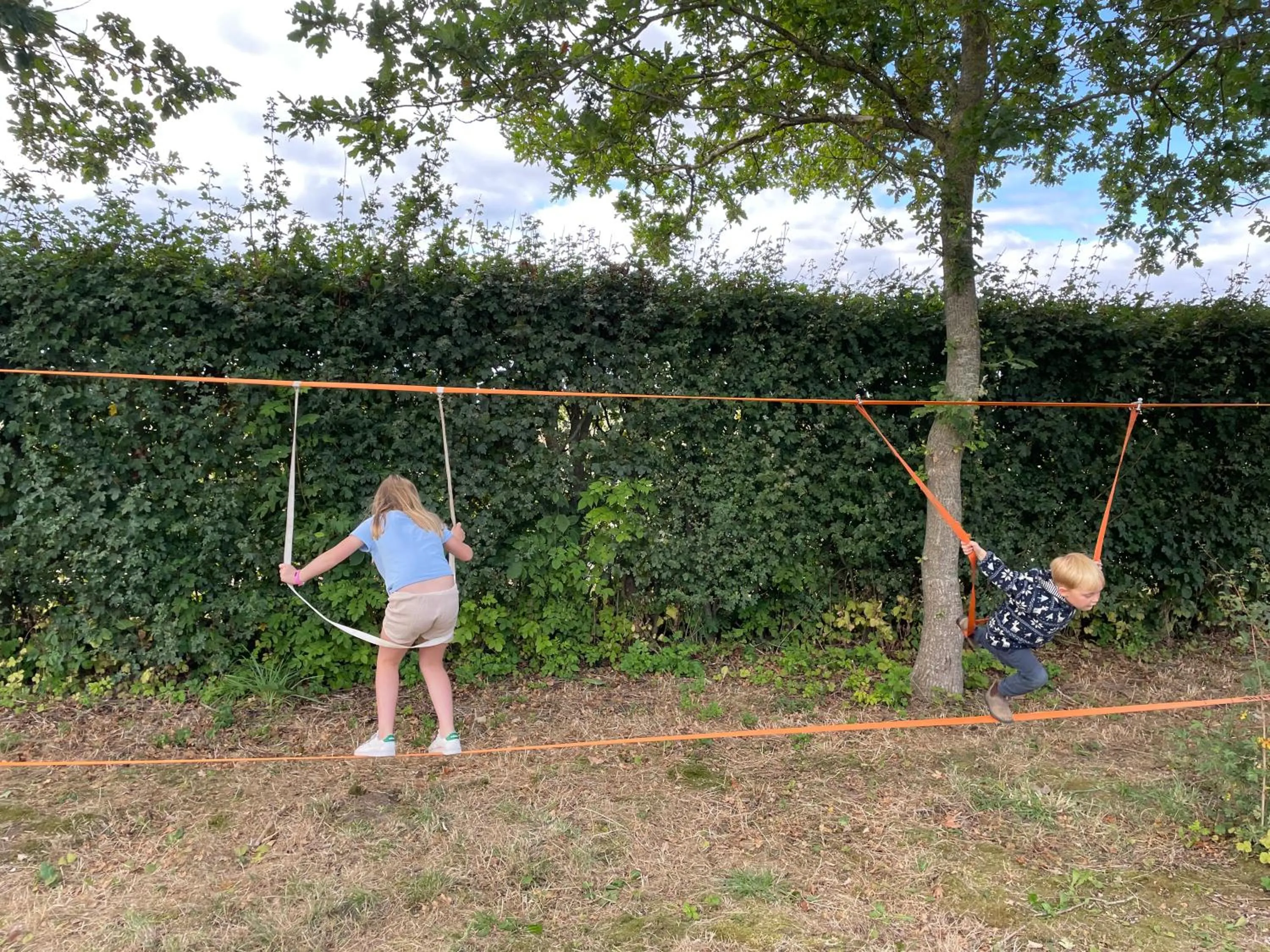 Children play ground in Bremsmaj Farm Holiday