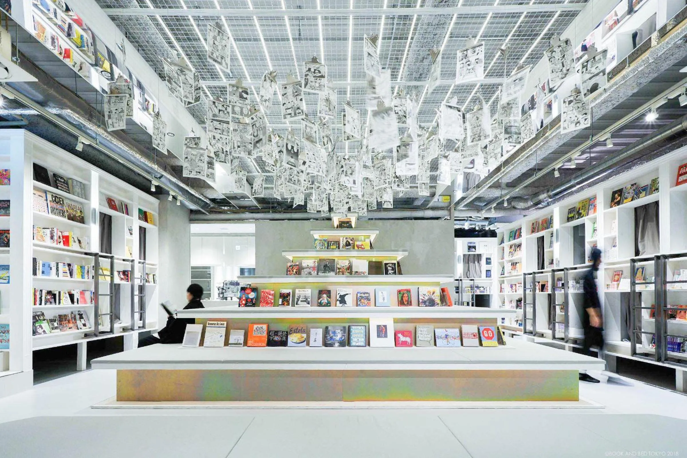 Communal lounge/ TV room in BOOK AND BED TOKYO Shinsaibashi