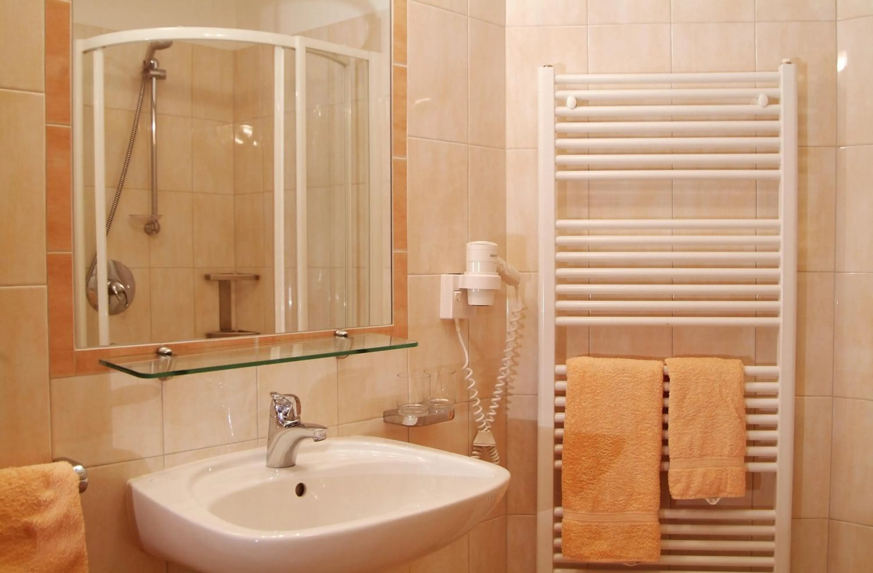 Shower in Hotel Gomagoierhof