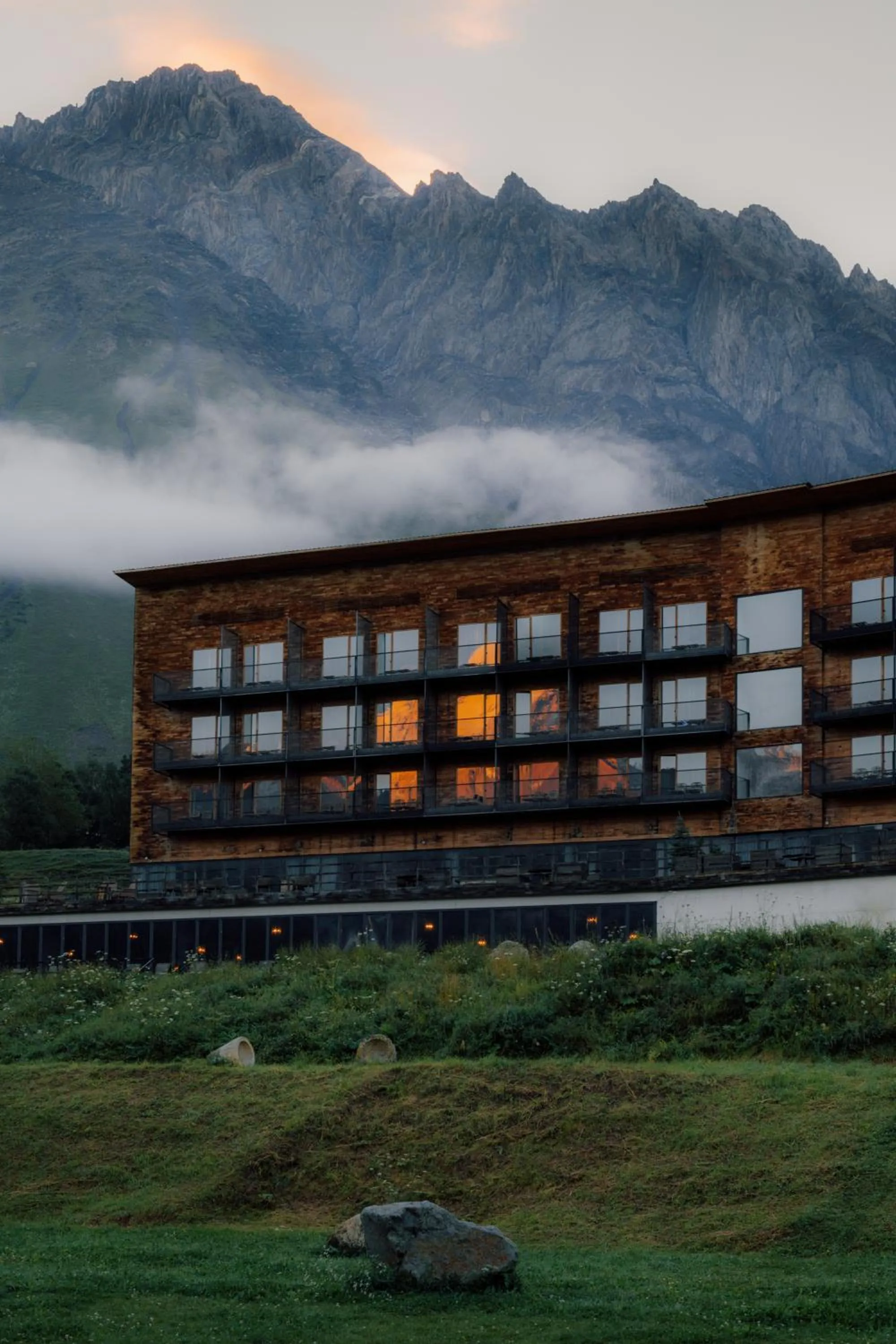 Property building in Rooms Hotel Kazbegi