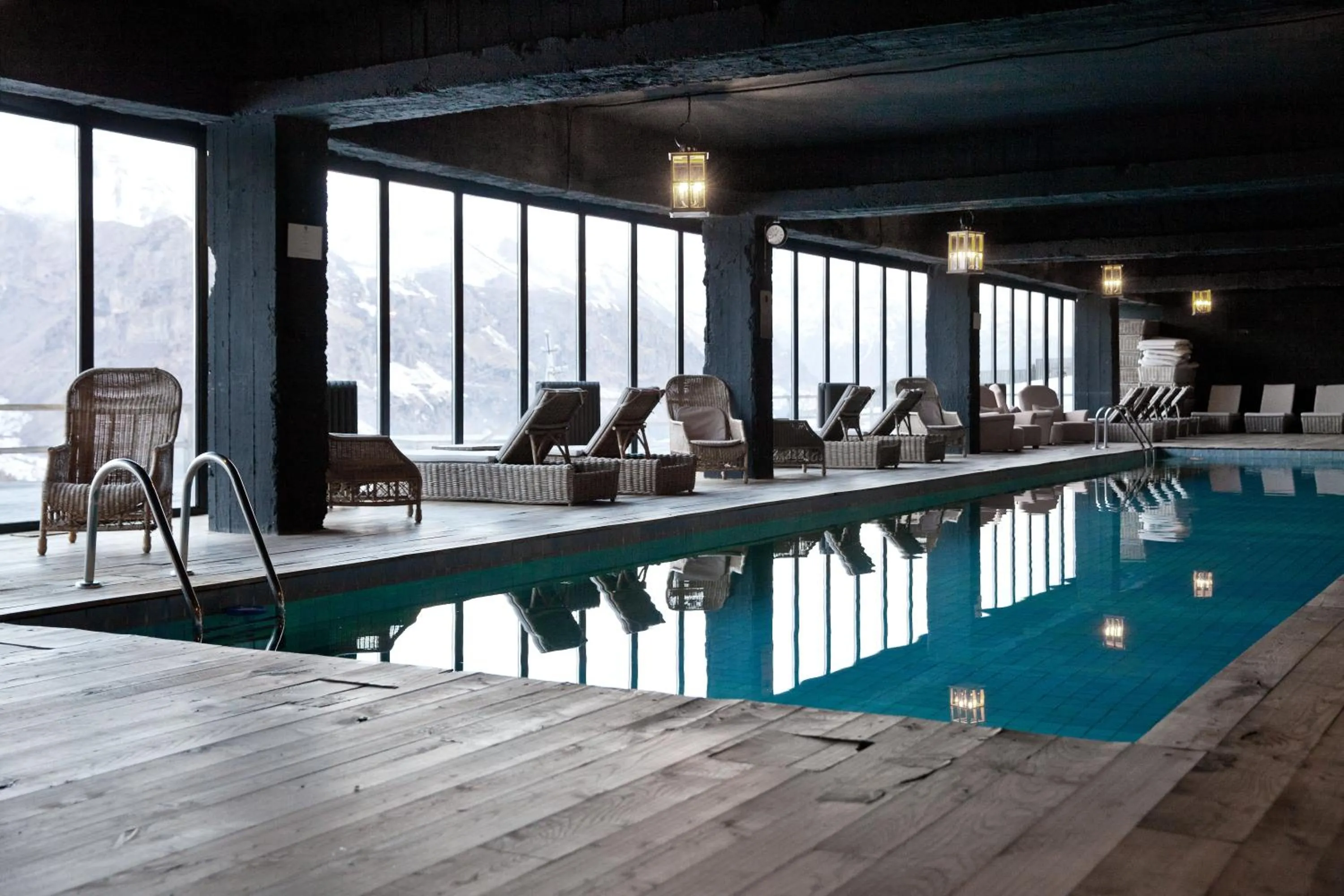 Swimming pool in Rooms Hotel Kazbegi