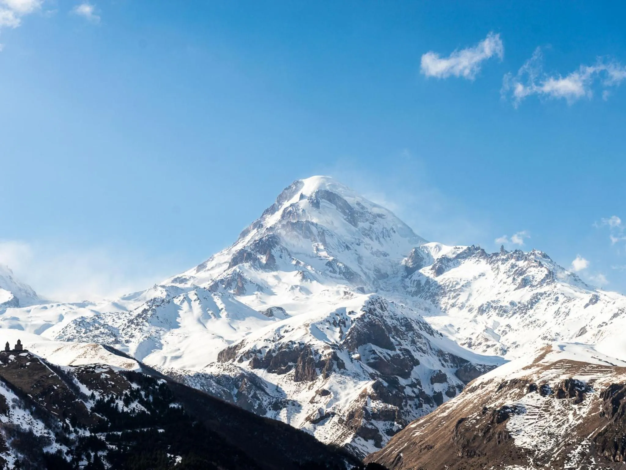 Mountain view in Rooms Hotel Kazbegi