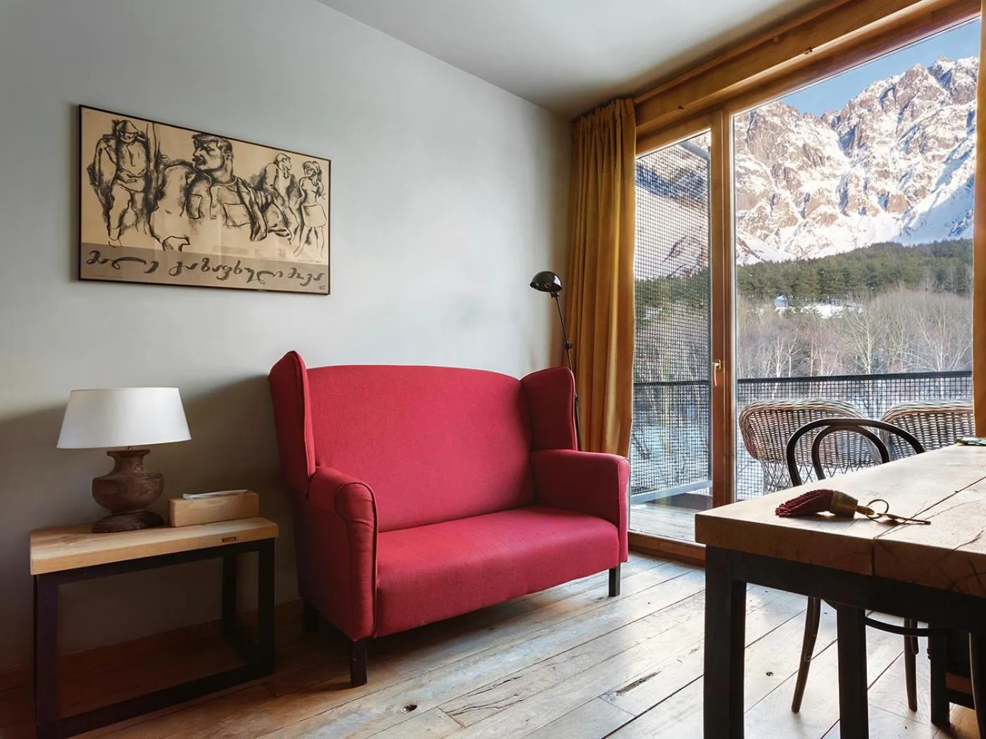 View (from property/room) in Rooms Hotel Kazbegi