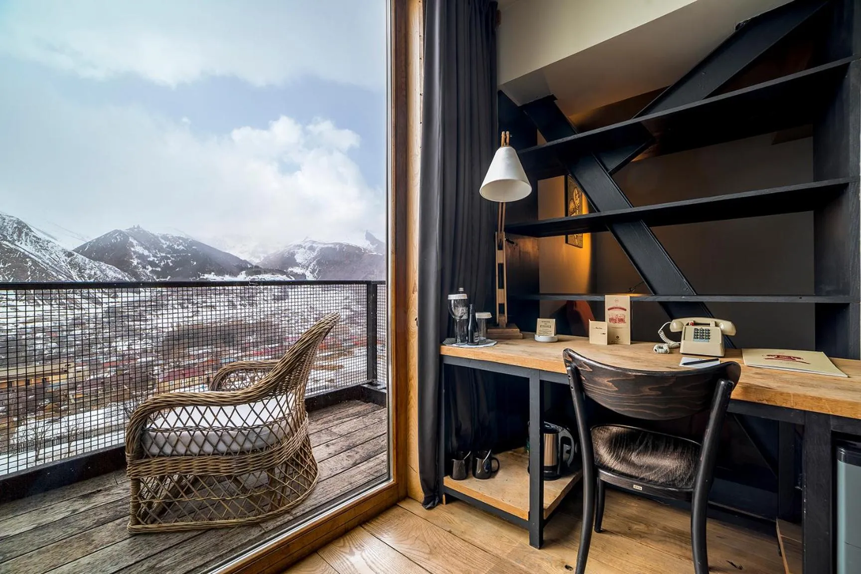 Balcony/Terrace in Rooms Hotel Kazbegi
