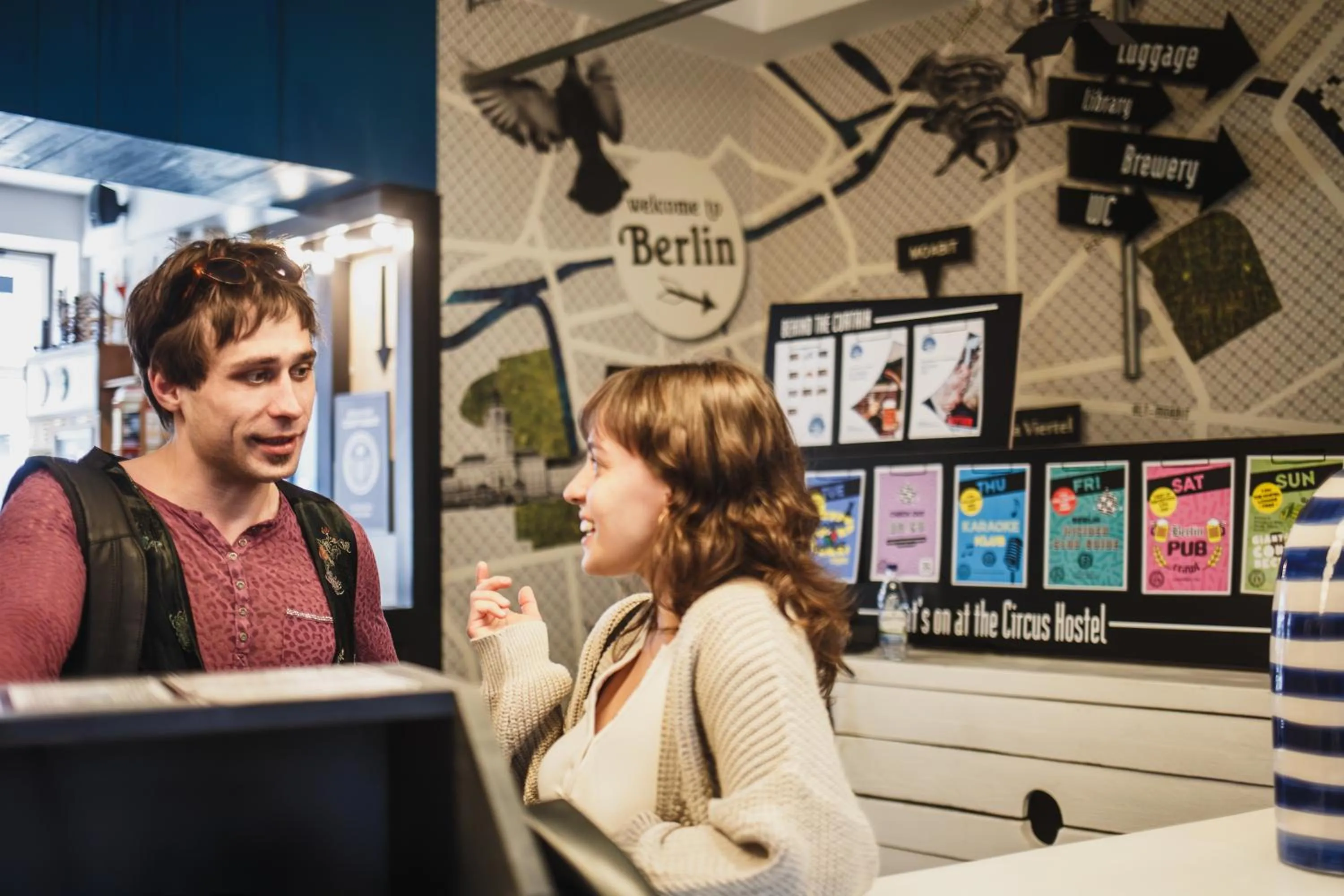 People in The Circus Hostel
