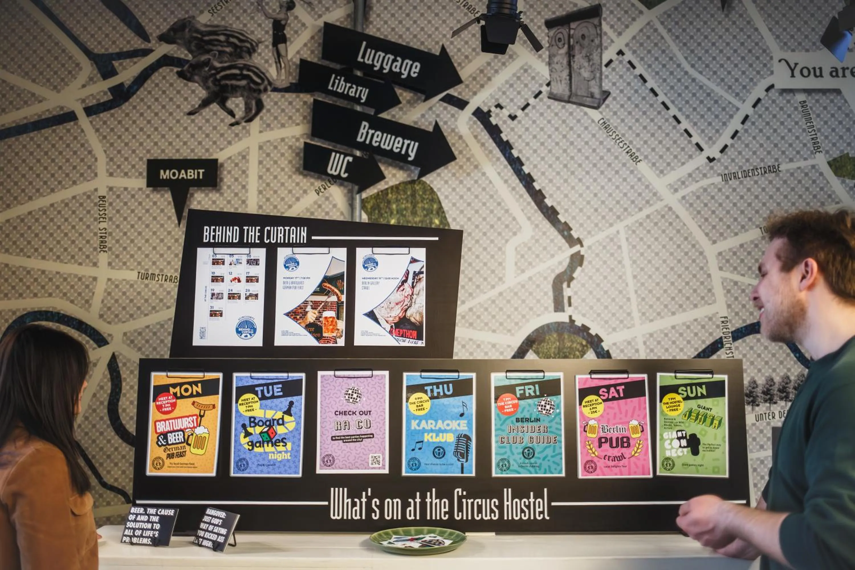 People in The Circus Hostel