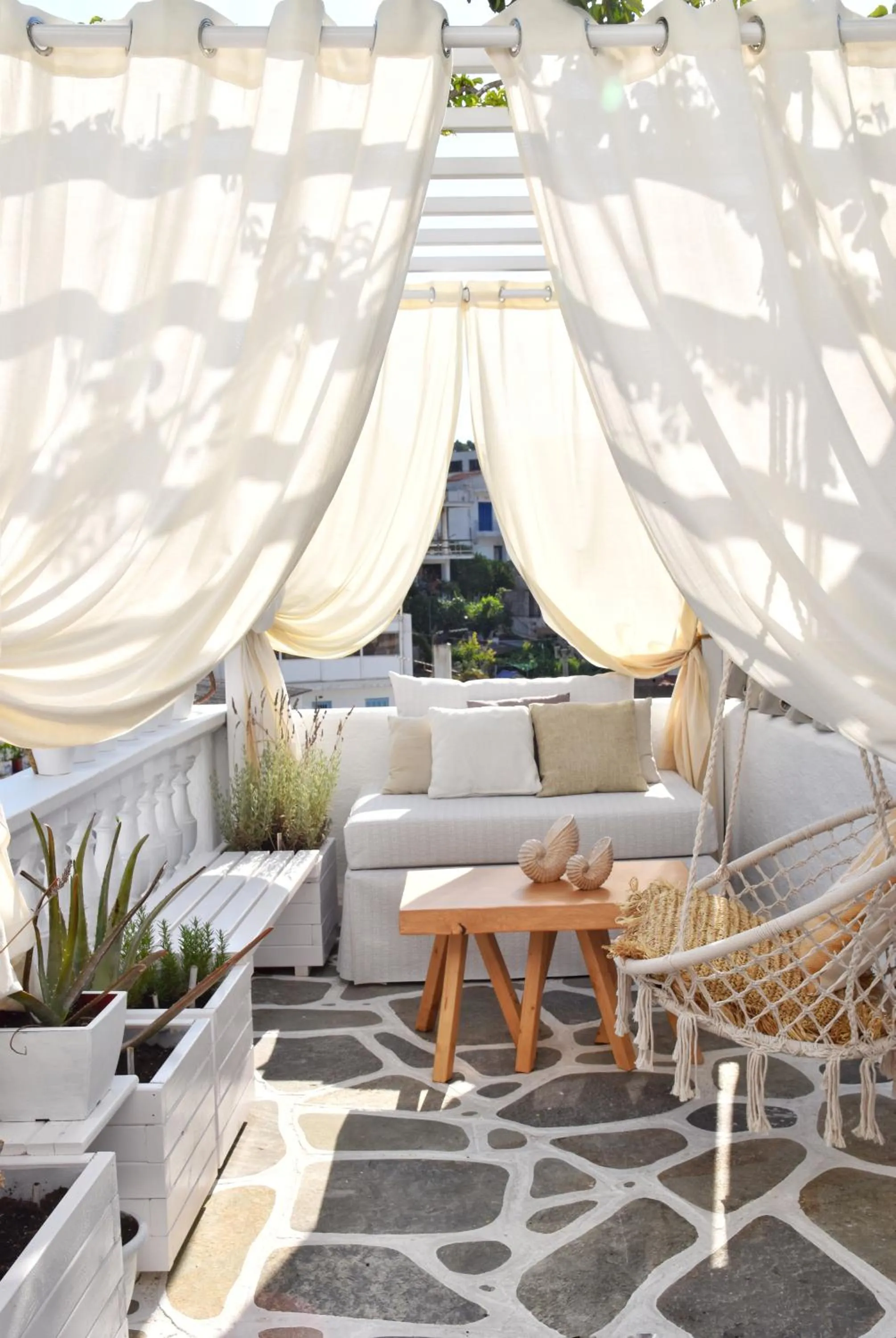 Balcony/Terrace in Angelos Design Suites