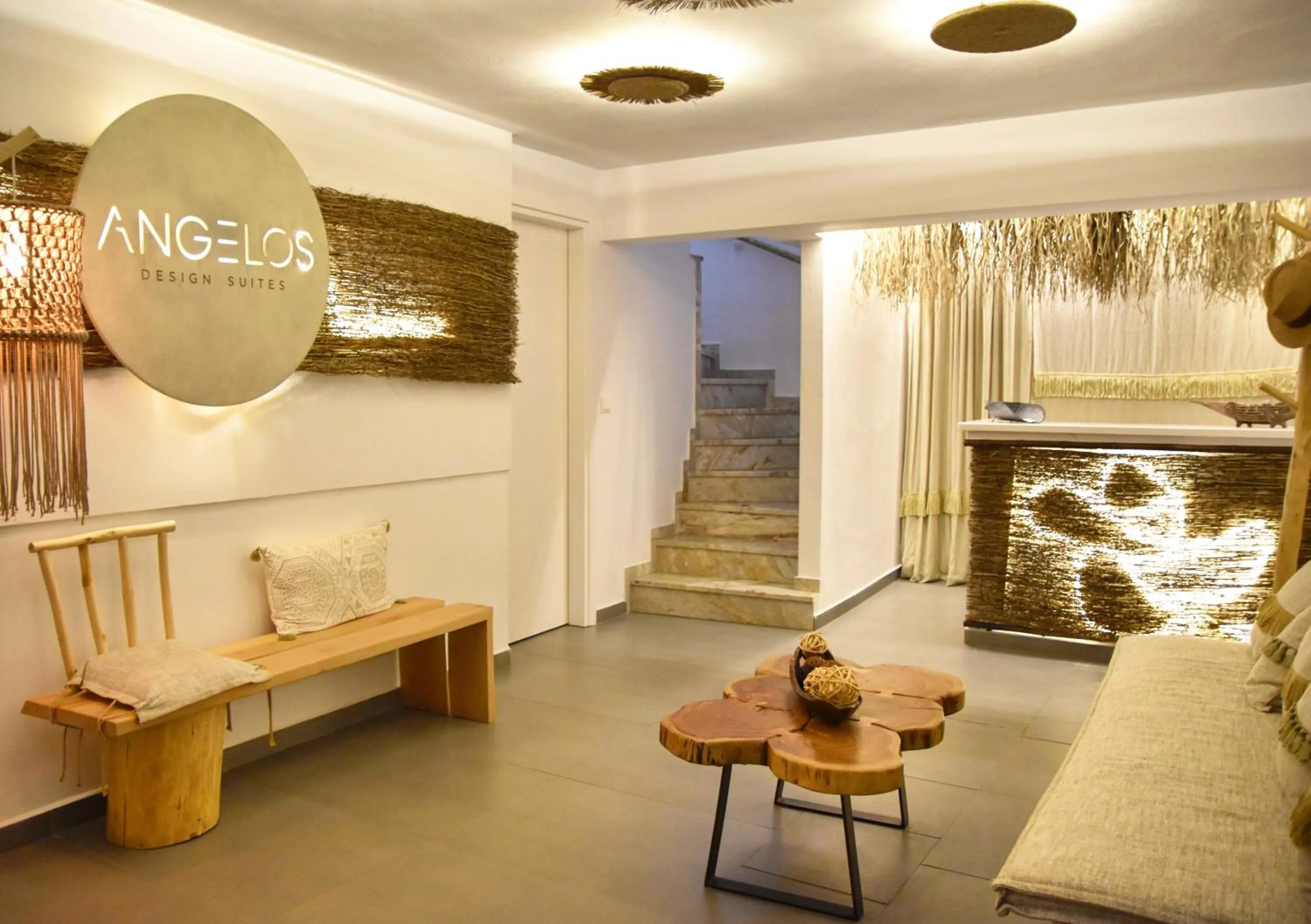 Lobby or reception in Angelos Design Suites