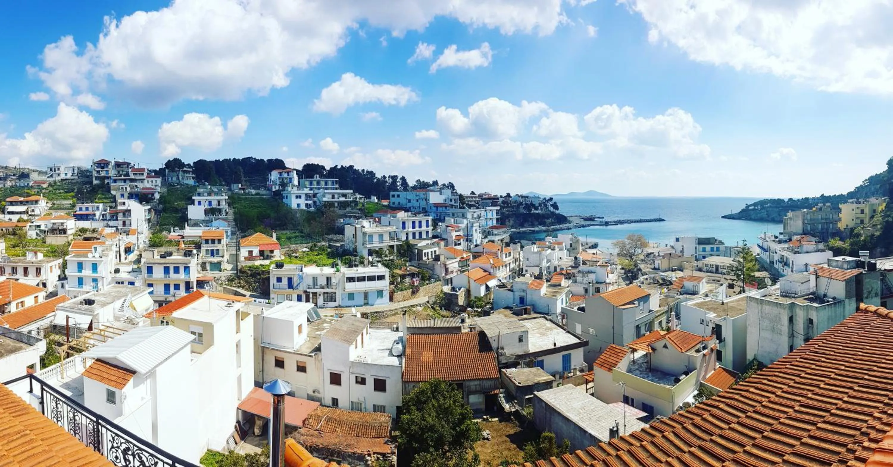 Sea view in Angelos Design Suites