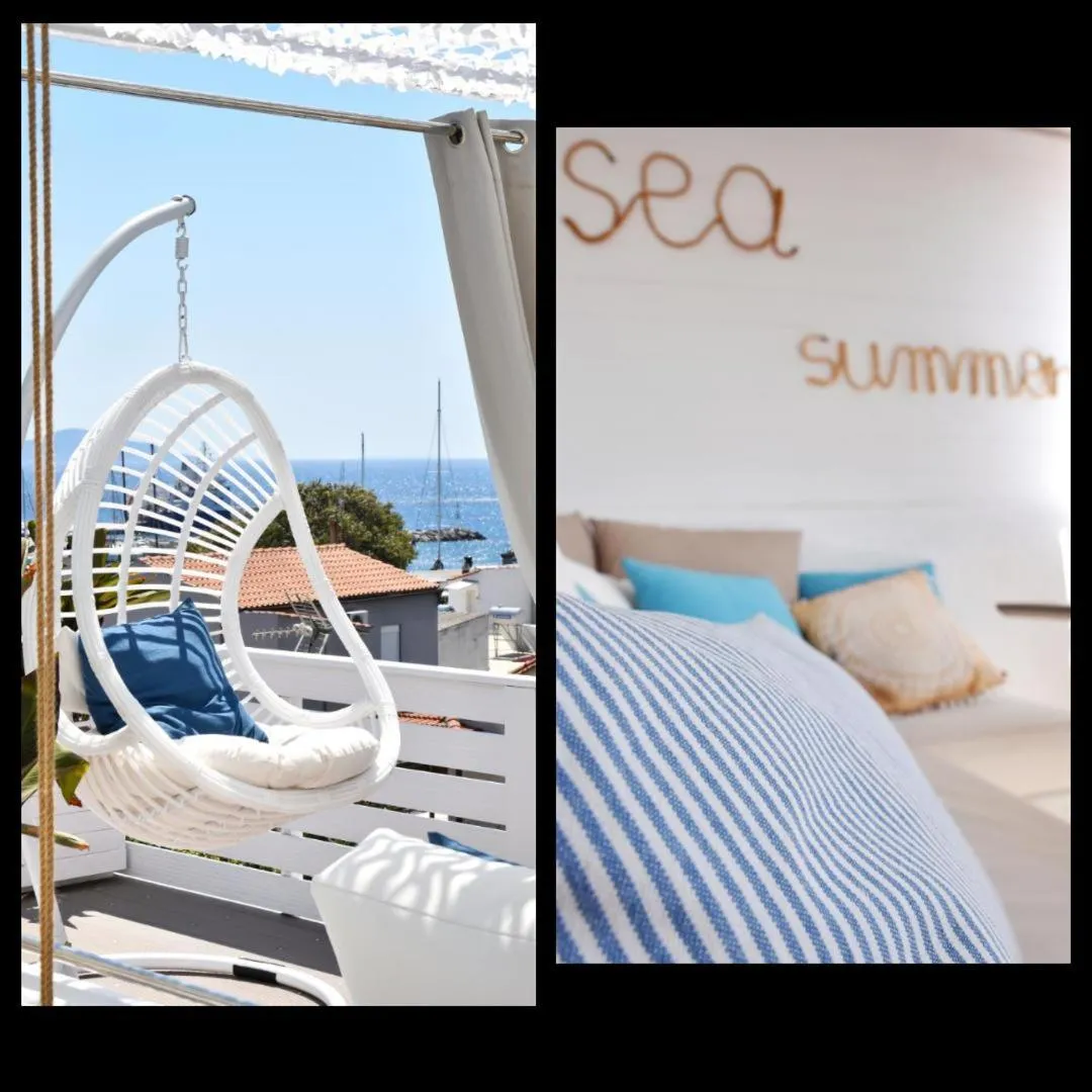 Decorative detail, Bed in Angelos Design Suites