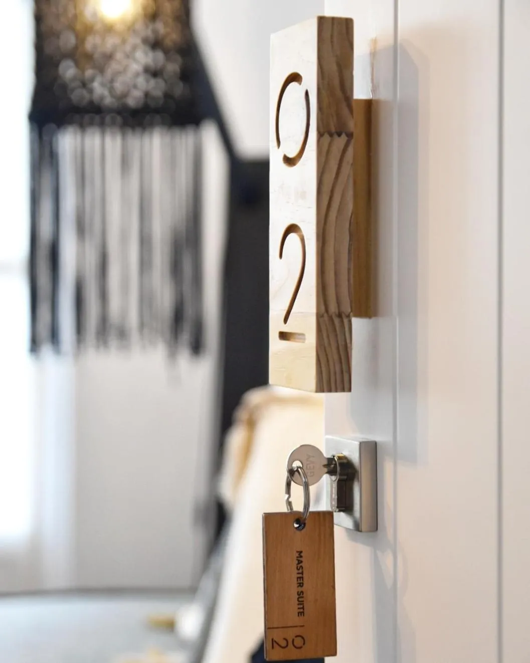 Decorative detail, Bed in Angelos Design Suites