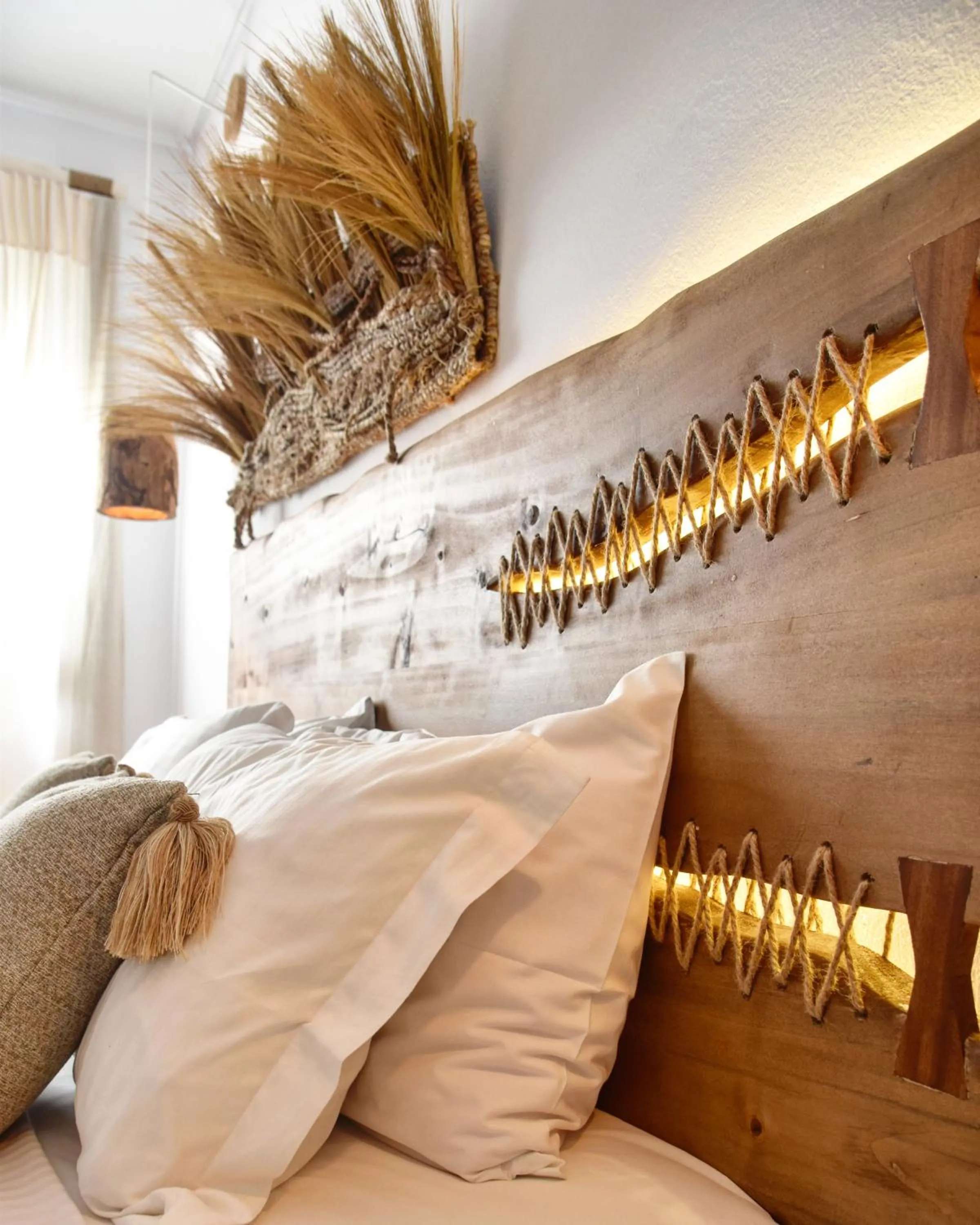 Bed in Angelos Design Suites