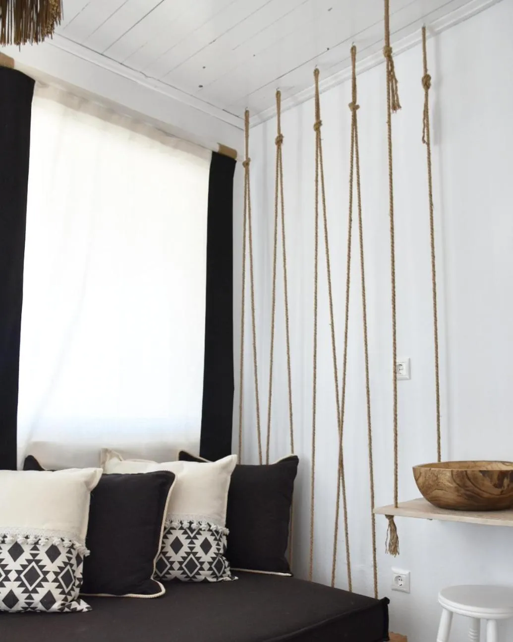 Living room in Angelos Design Suites