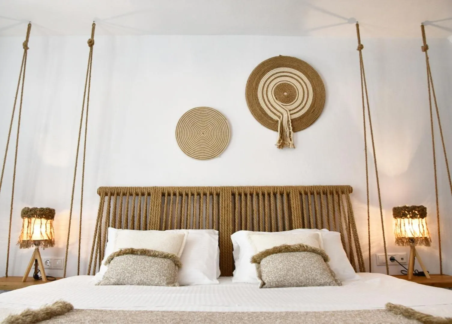 Bed in Angelos Design Suites