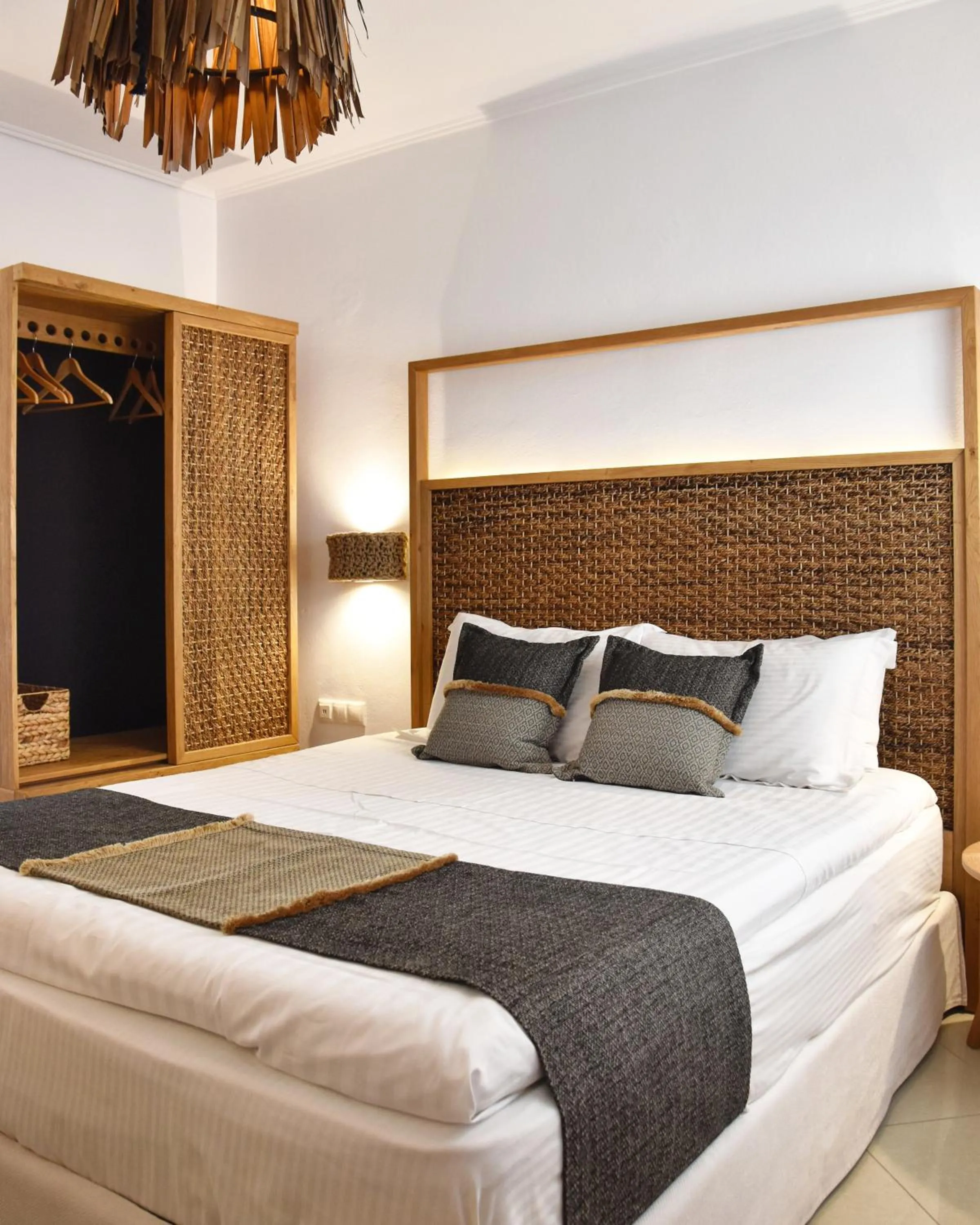 Bed in Angelos Design Suites