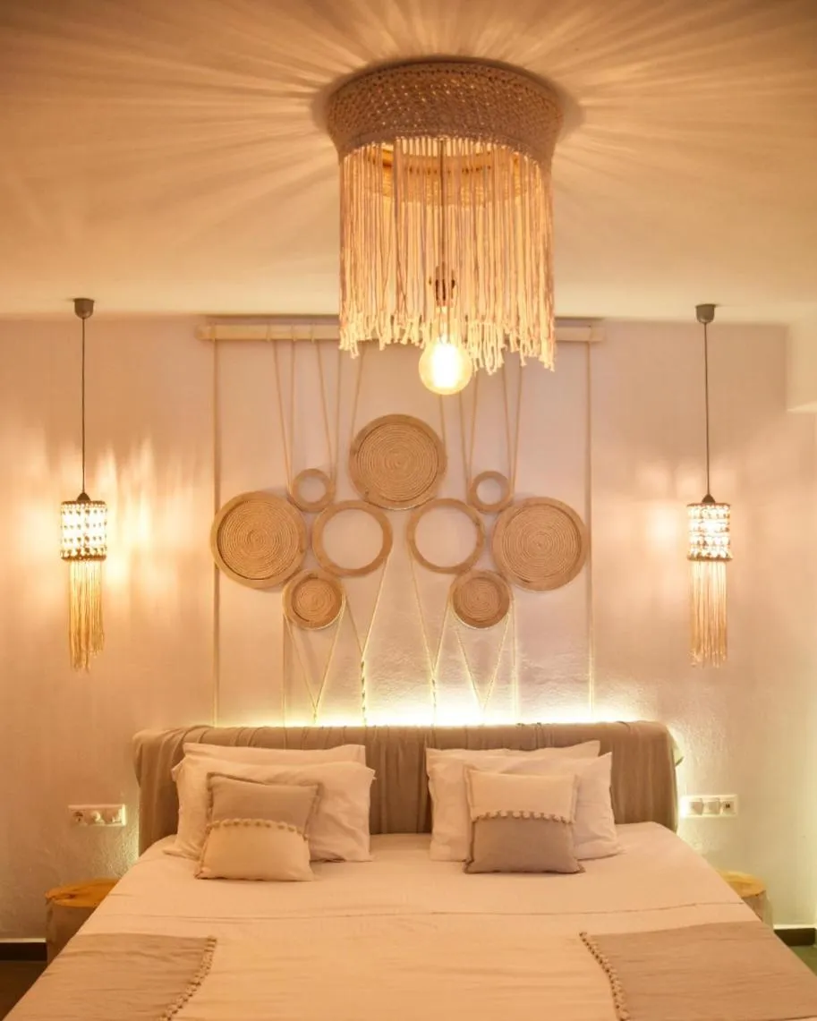 Bed in Angelos Design Suites