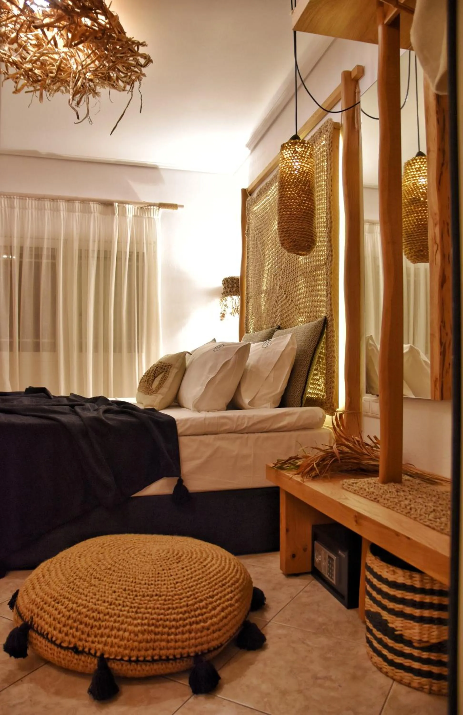 Bed in Angelos Design Suites