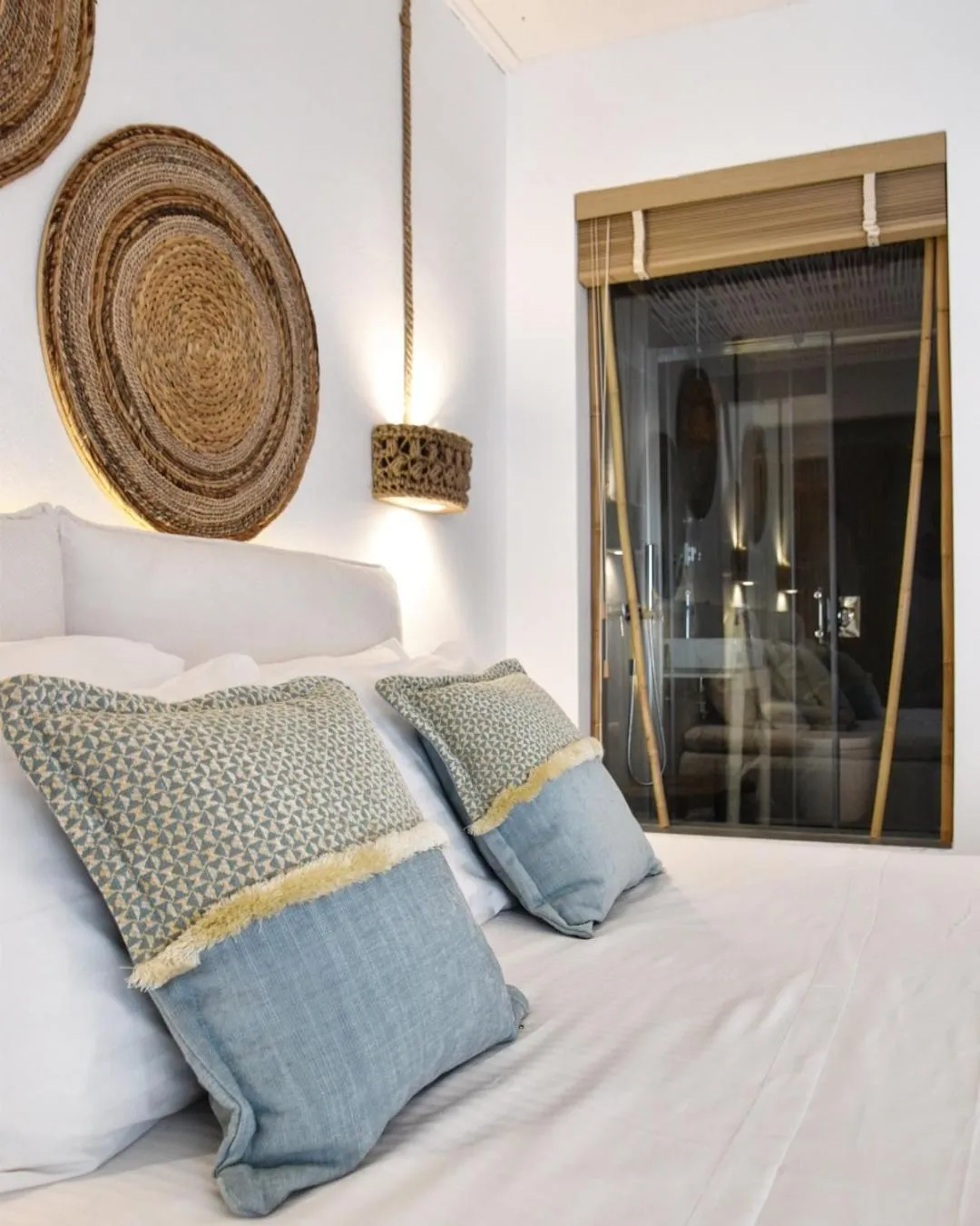 Bed in Angelos Design Suites