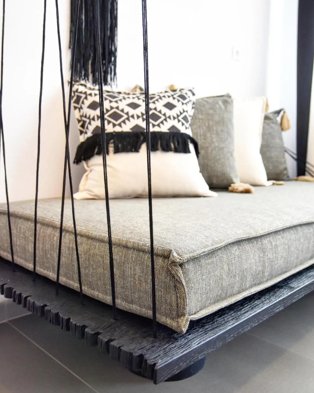 Living room, Bed in Angelos Design Suites