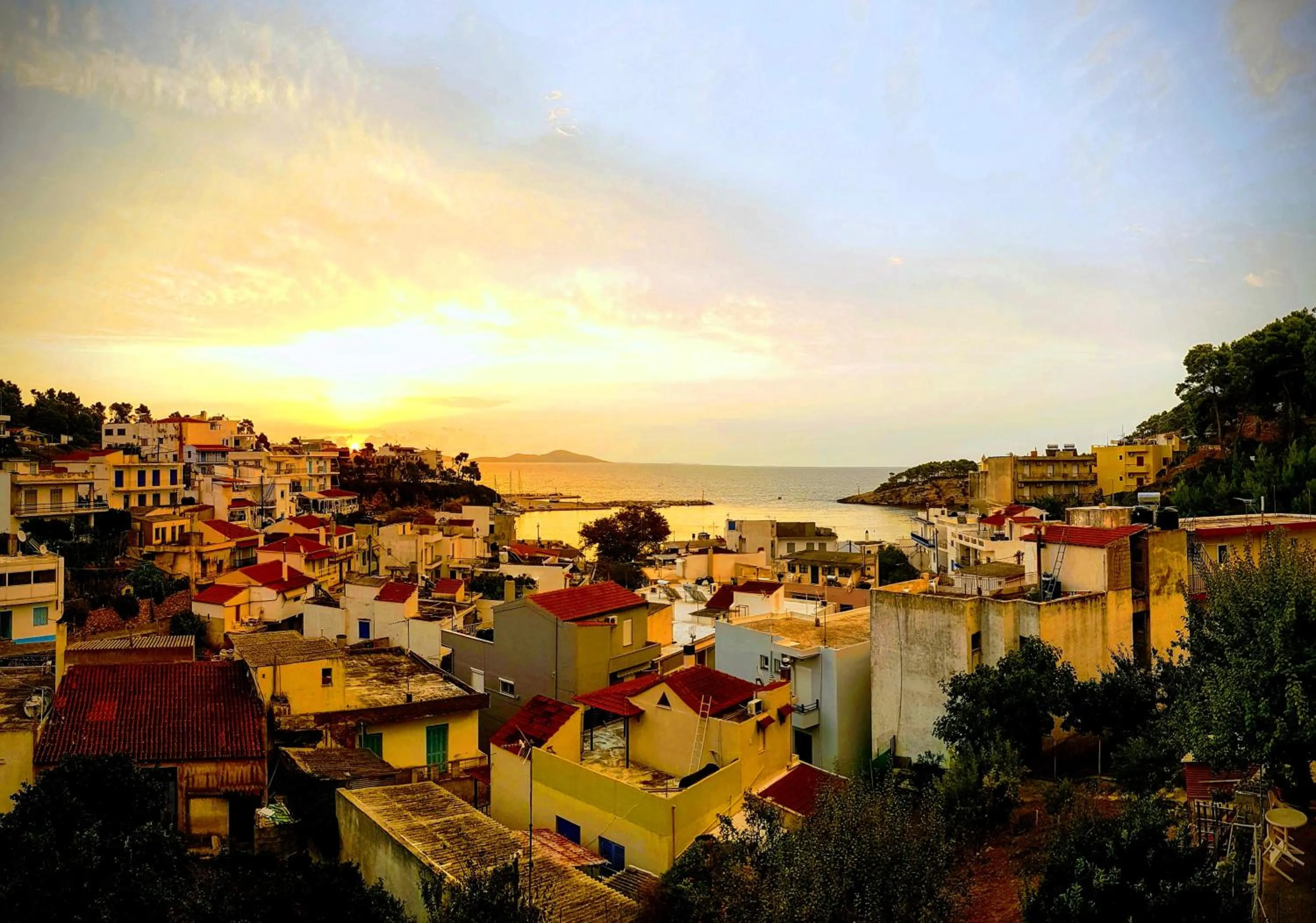 Sunrise in Angelos Design Suites