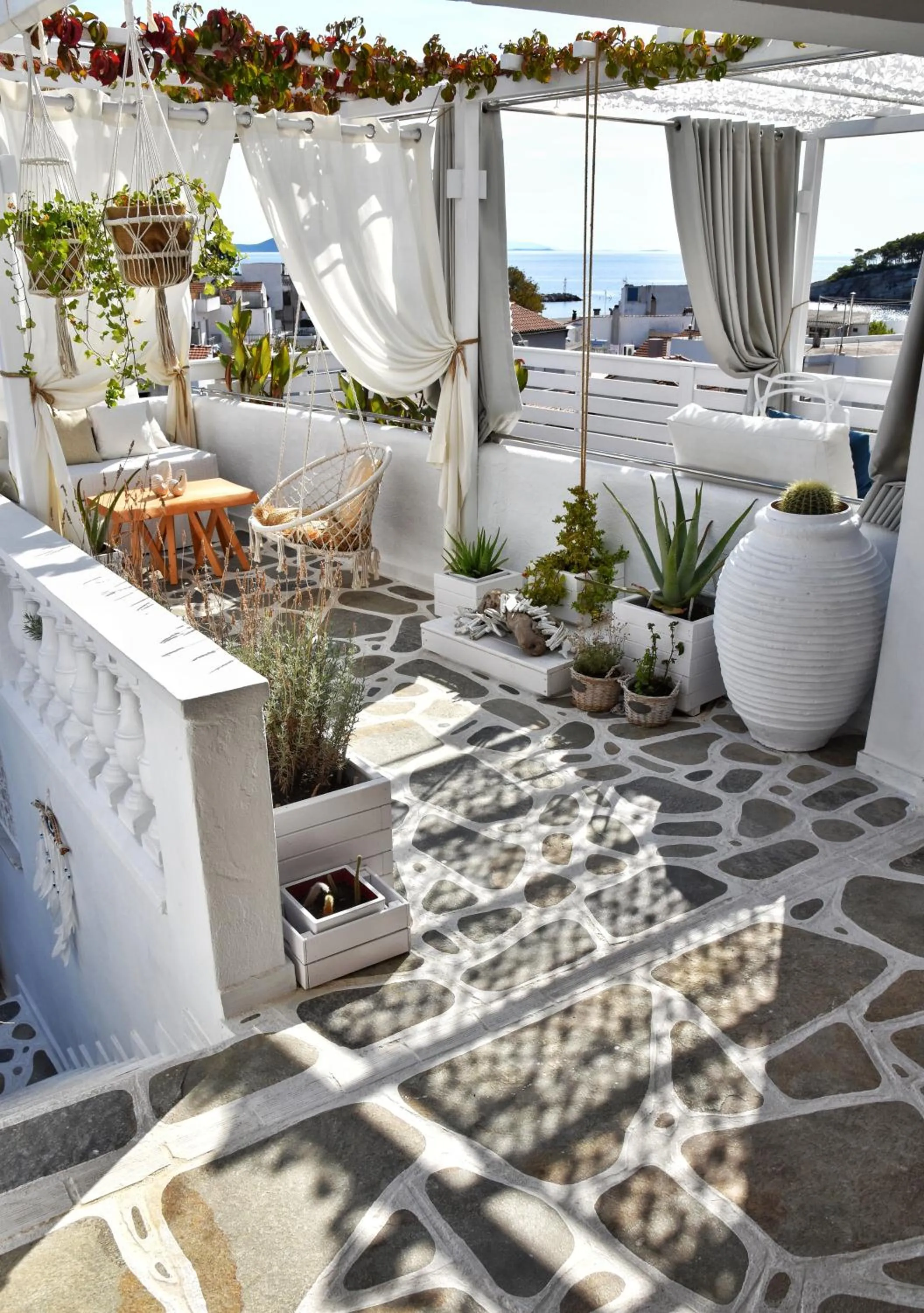 Balcony/Terrace in Angelos Design Suites