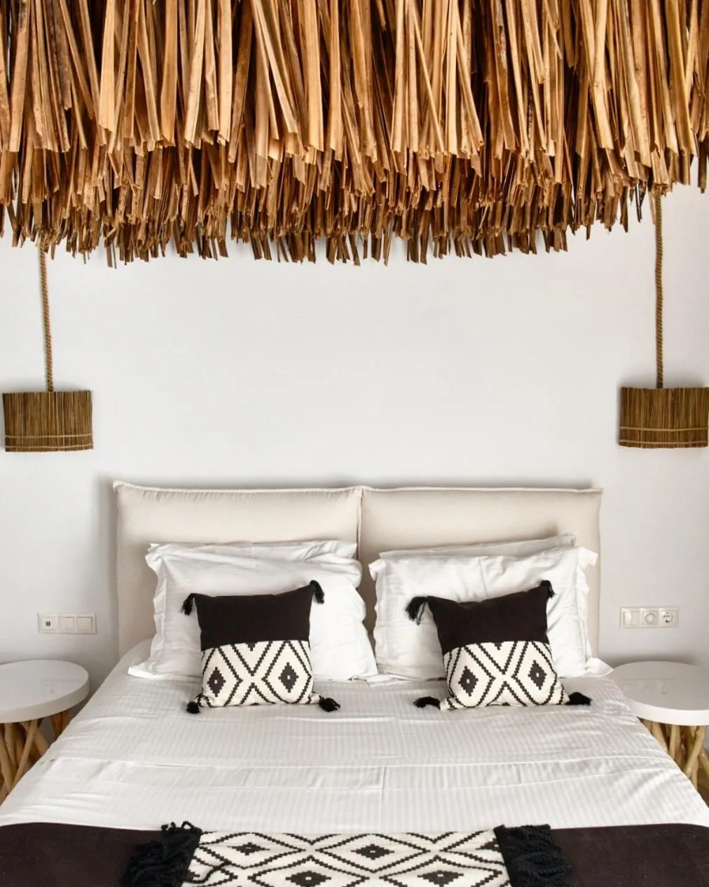 Bed in Angelos Design Suites